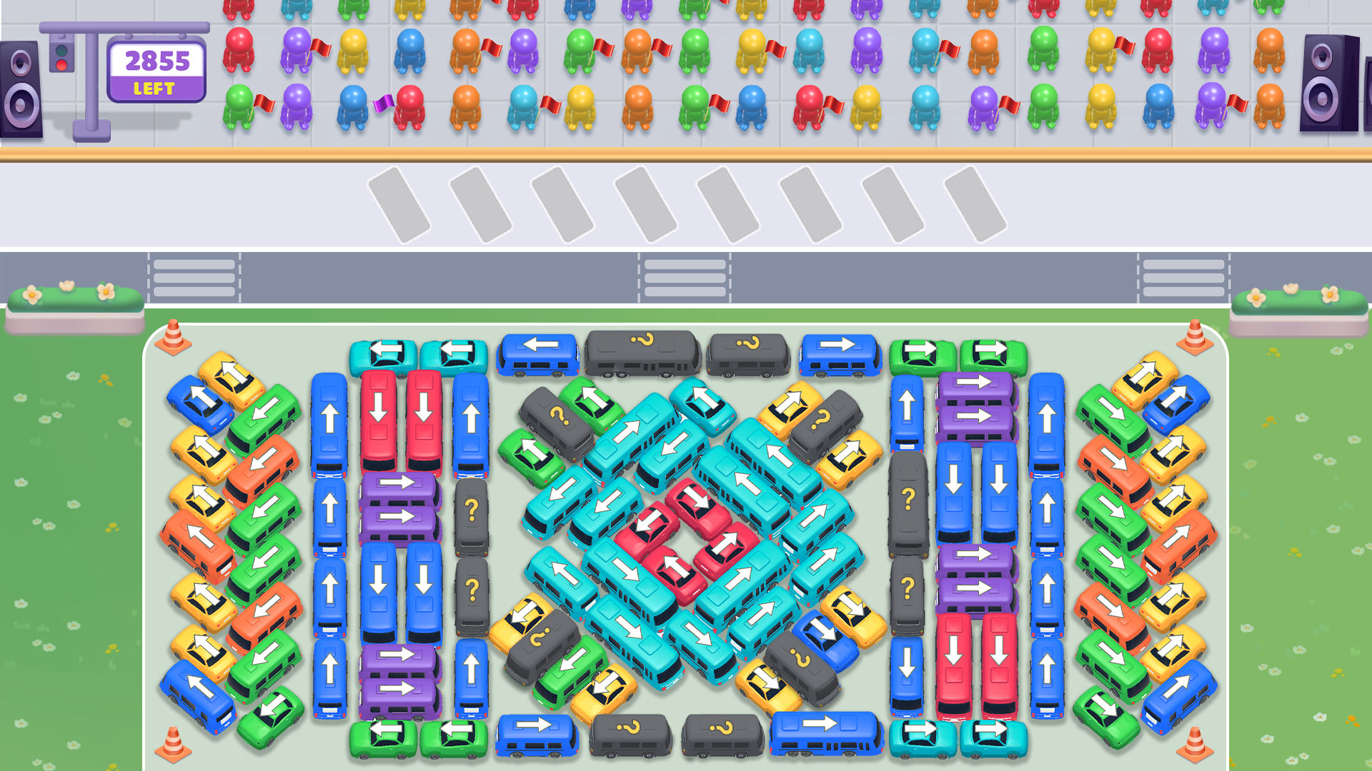 اسکرین شات 5 بازی Bus Fever: Color Parking Jam