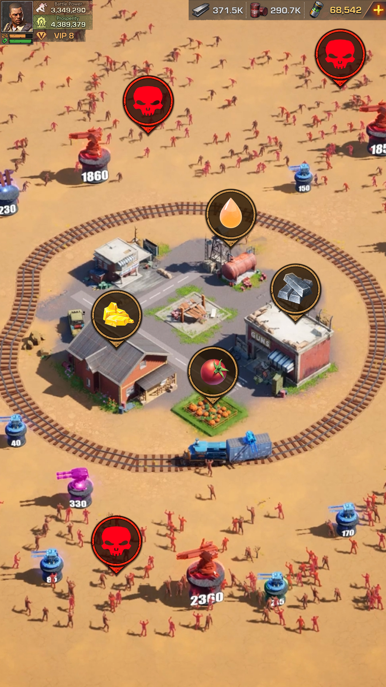 اسکرین شات 1 بازی Train War: Survival