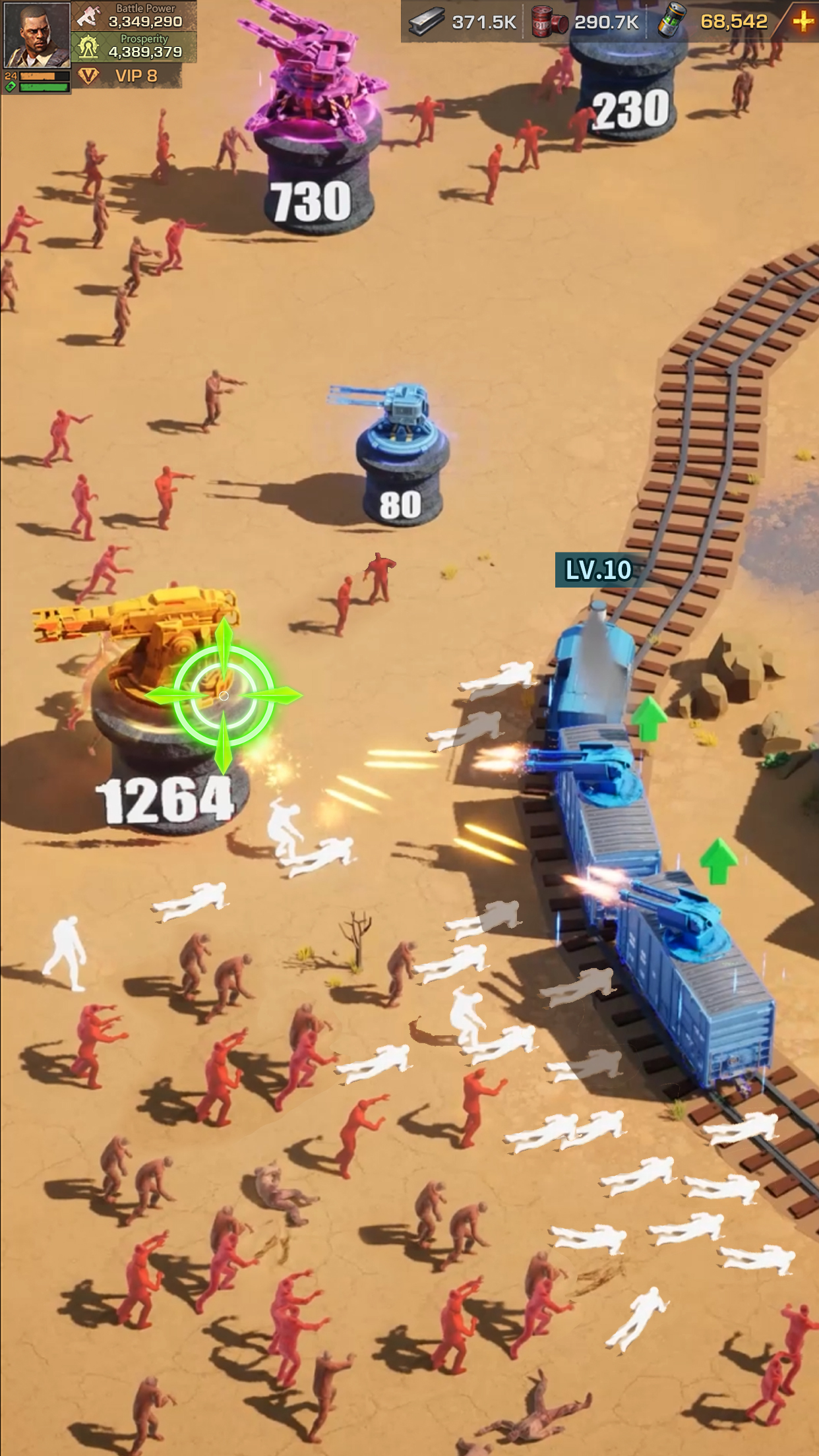 اسکرین شات 5 بازی Train War: Survival