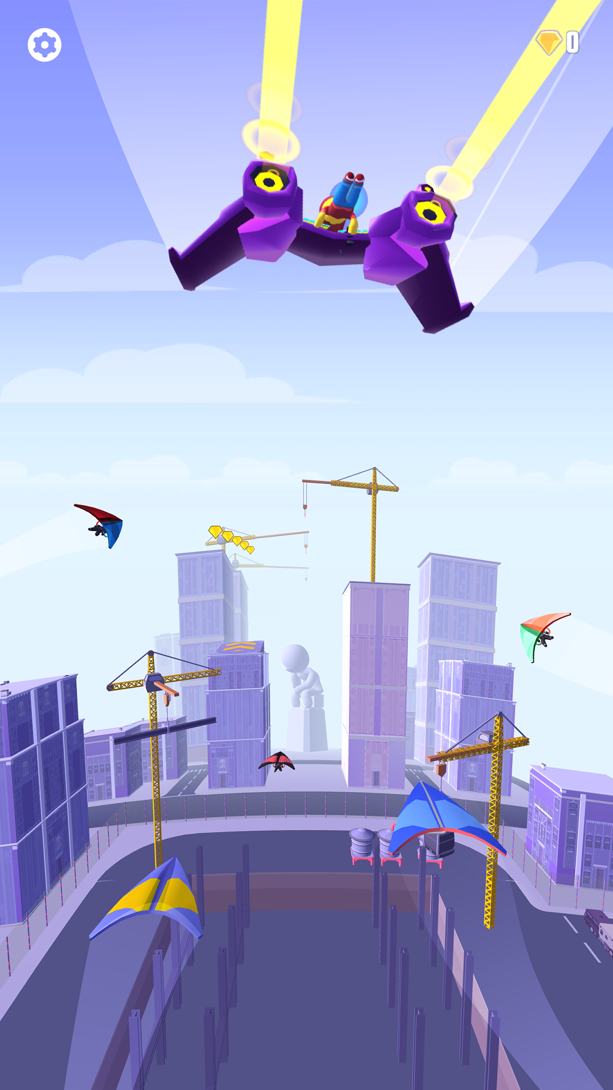 اسکرین شات 2 بازی Swing Loops: Grapple Hook Race