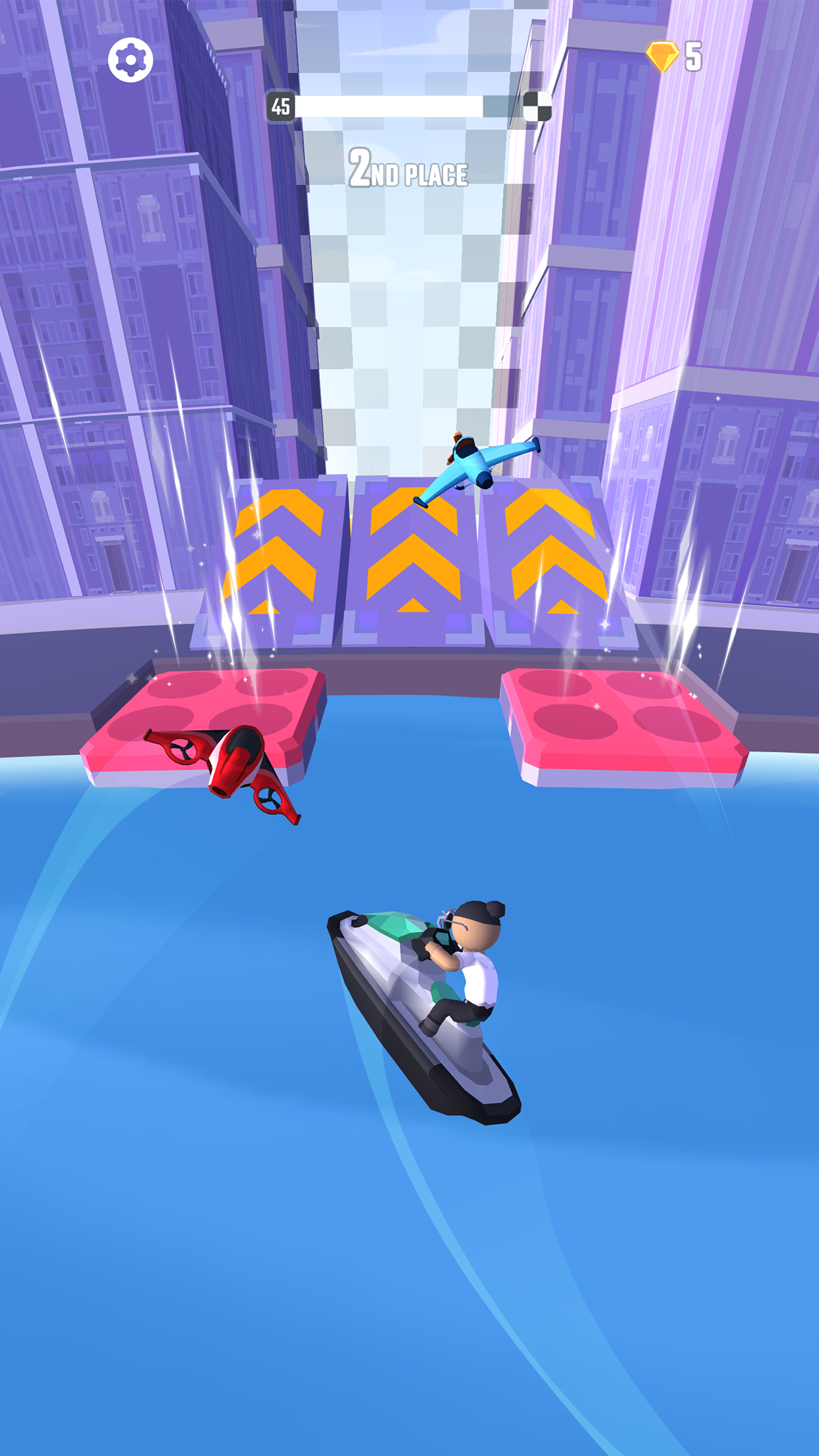 اسکرین شات 7 بازی Swing Loops: Grapple Hook Race