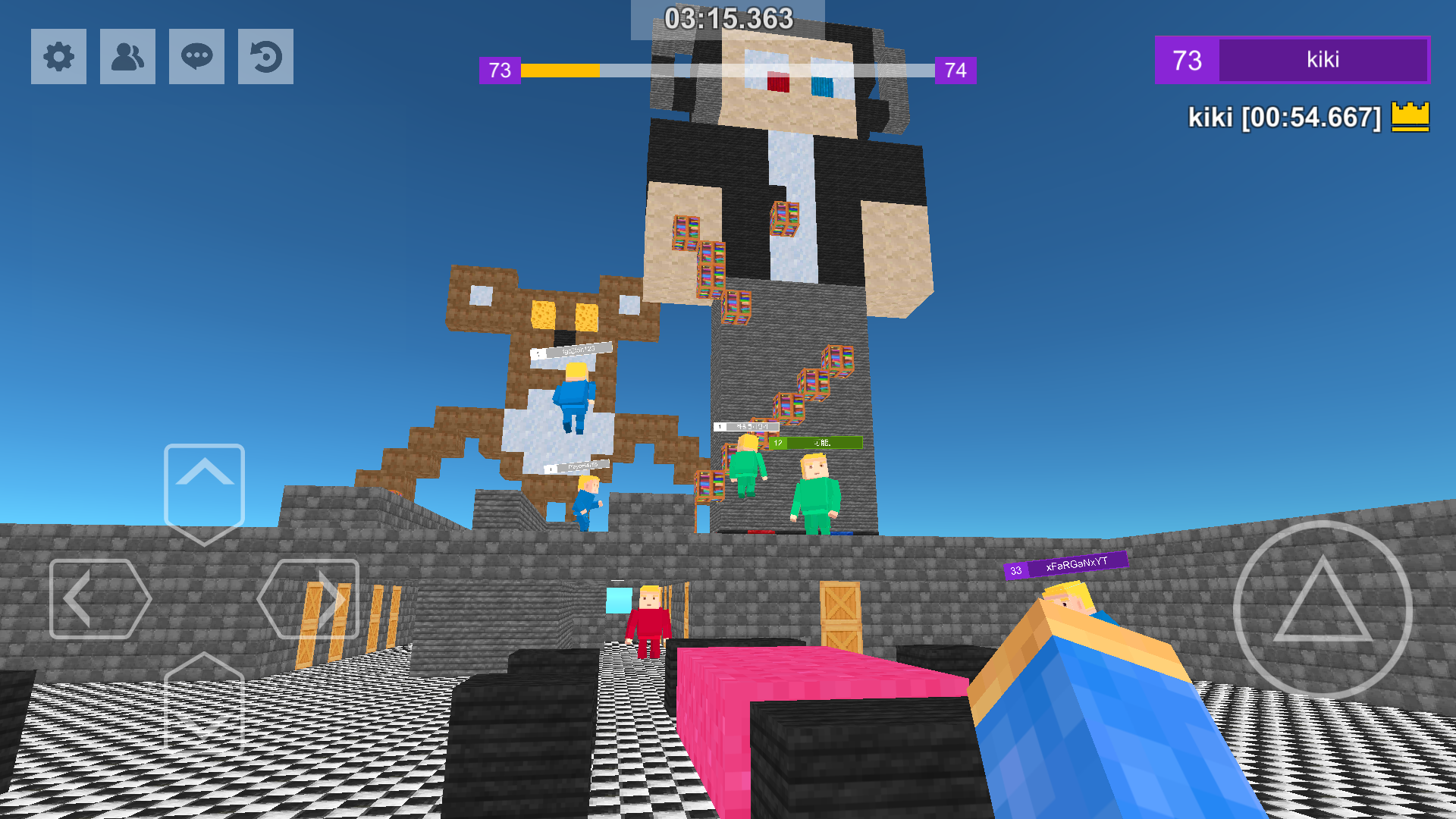 اسکرین شات 3 بازی Parkour Craft:Online PvP Games