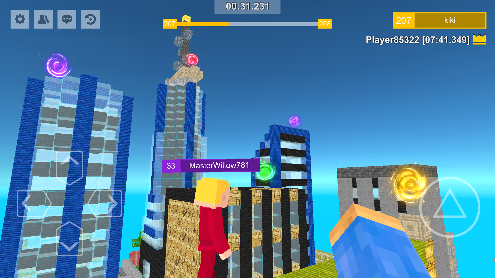 اسکرین شات 4 بازی Parkour Craft:Online PvP Games