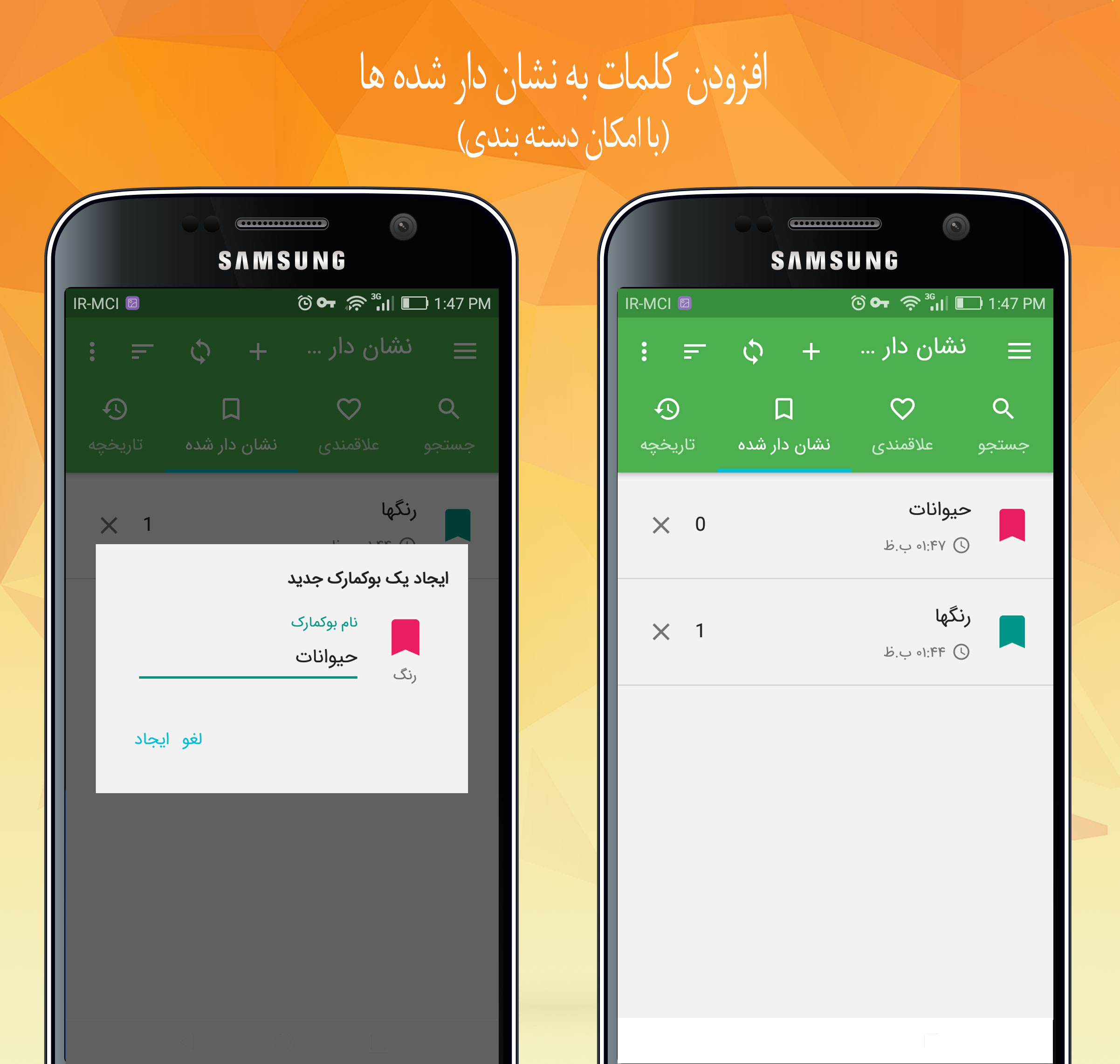 اسکرین شات 3 برنامه دیکشنری فارسی ترکی دیلماج