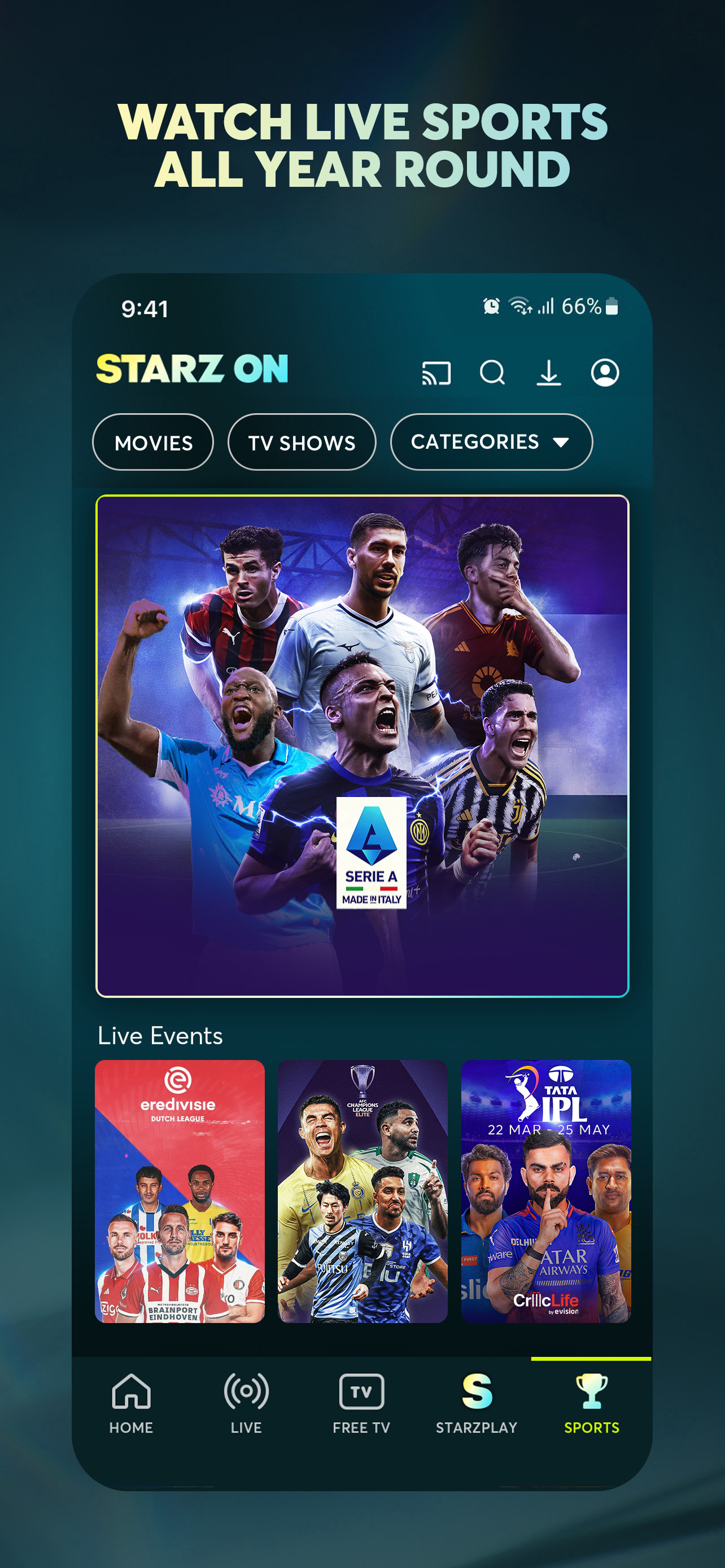 اسکرین شات 5 برنامه STARZ ON