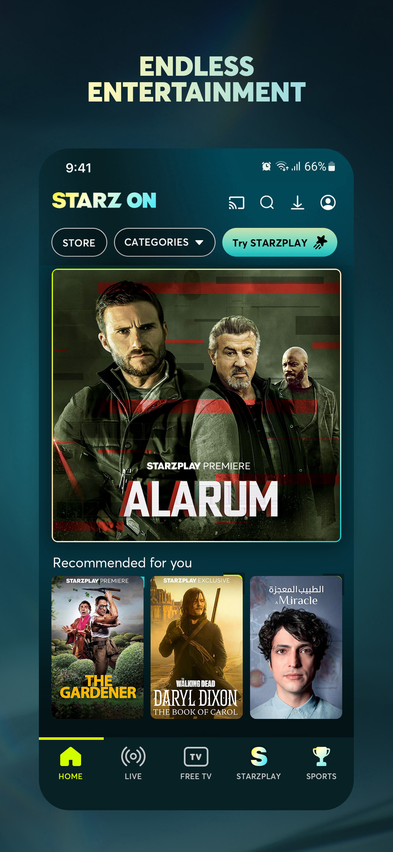 اسکرین شات 6 برنامه STARZ ON