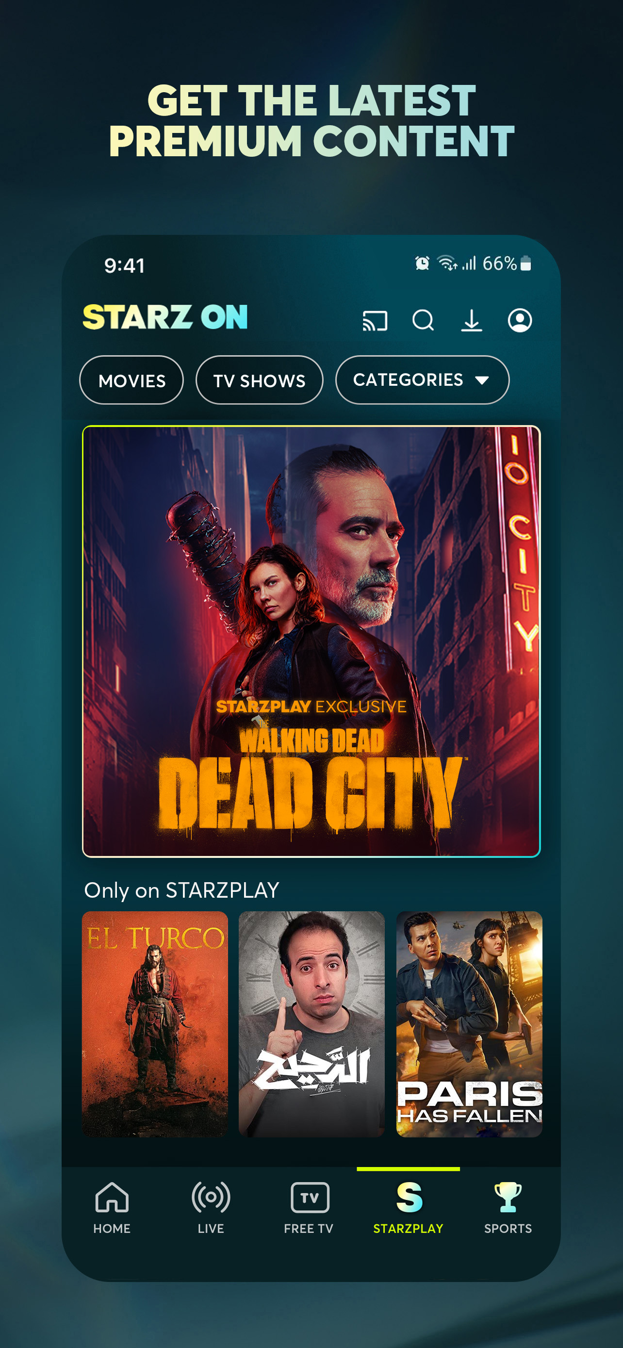 اسکرین شات 3 برنامه STARZ ON