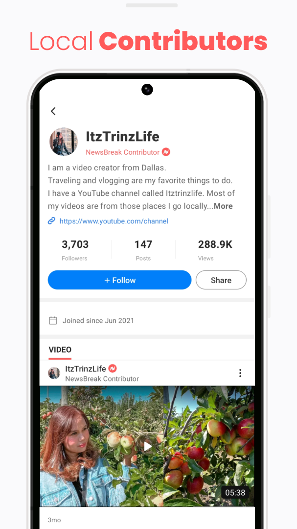 اسکرین شات 5 برنامه NewsBreak: Local News & Alerts