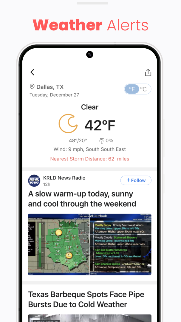 اسکرین شات 6 برنامه NewsBreak: Local News & Alerts