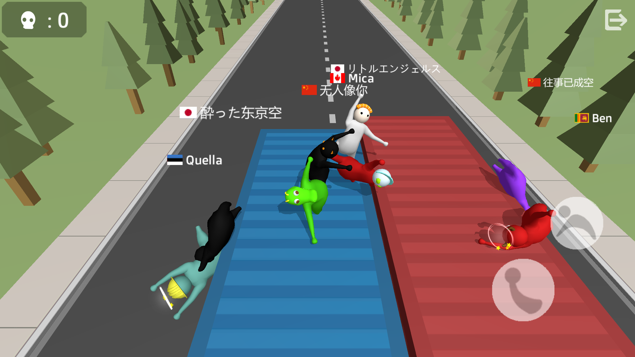 اسکرین شات 1 بازی Noodleman.io:Fight Party Games