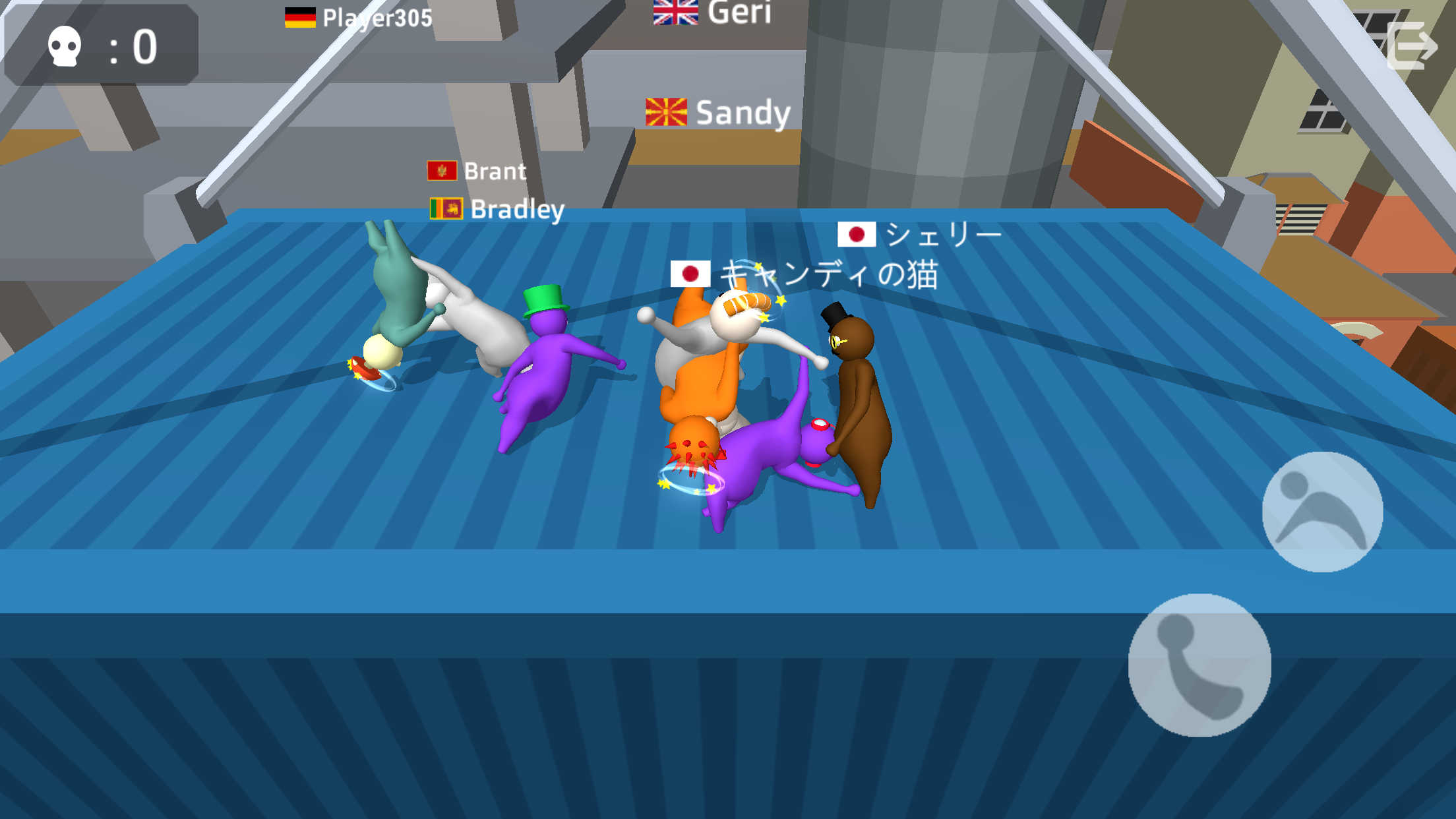 اسکرین شات 2 بازی Noodleman.io:Fight Party Games