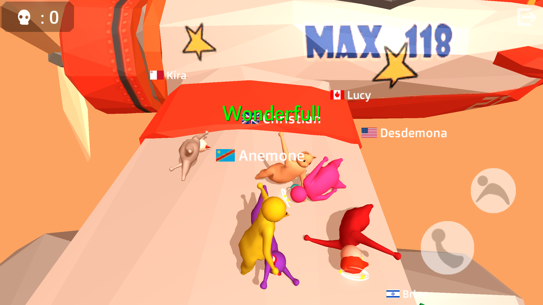 اسکرین شات 3 بازی Noodleman.io:Fight Party Games