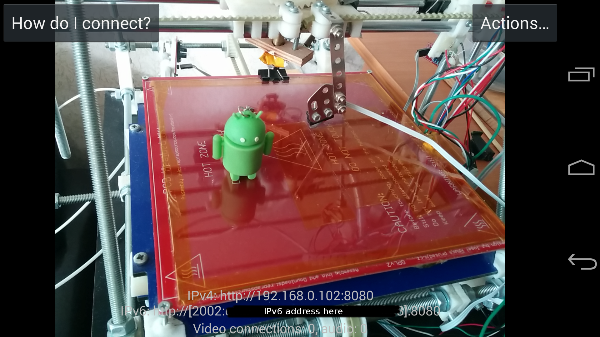 اسکرین شات 2 برنامه IP Webcam