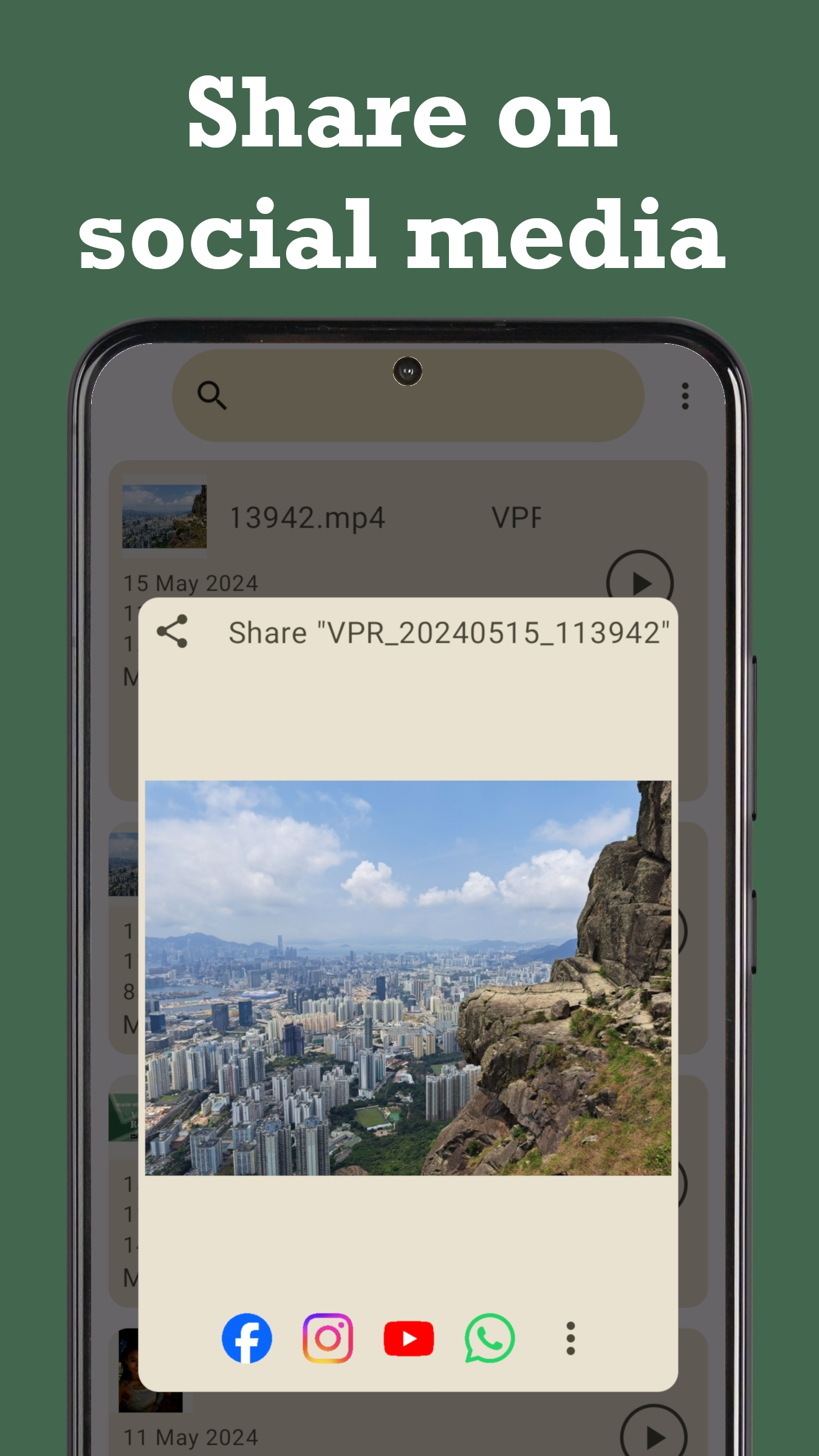 اسکرین شات 4 برنامه VPR - Voice Post Recorder