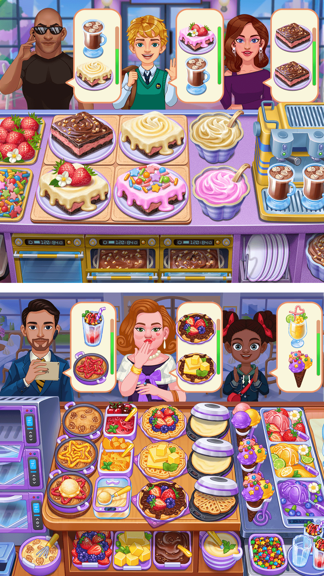 اسکرین شات 3 بازی Cooking World Yummy Food