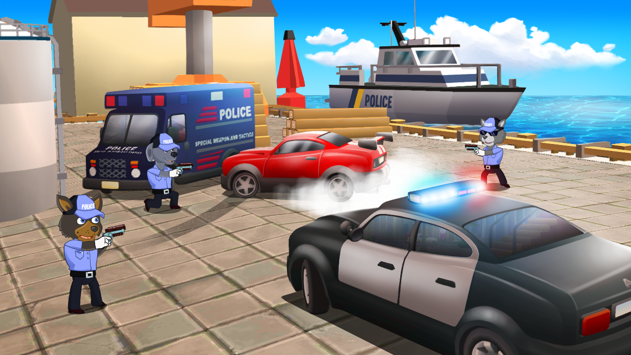 اسکرین شات 2 بازی Kids racing. Puppy patrol