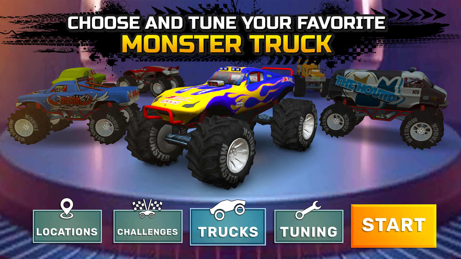 اسکرین شات 5 بازی Monster truck: Extreme racing