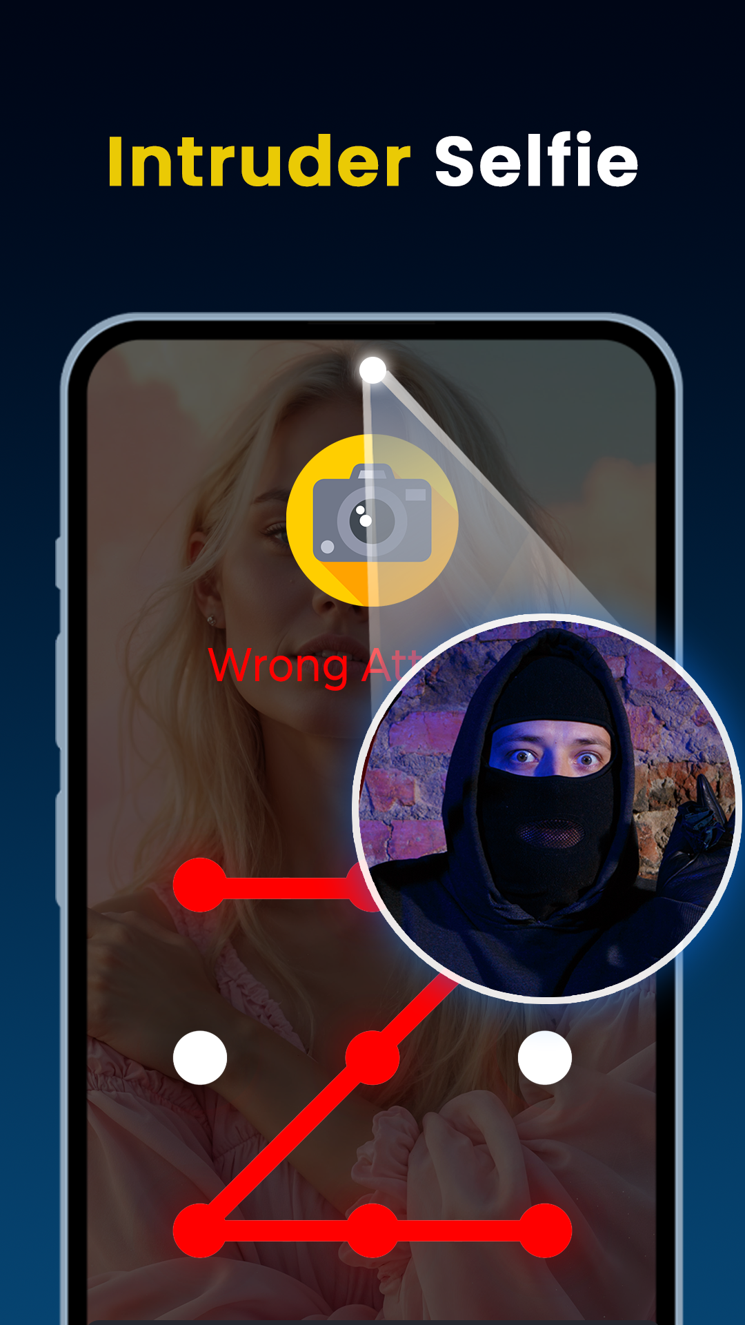 اسکرین شات 4 برنامه Pattern Lock Screen App