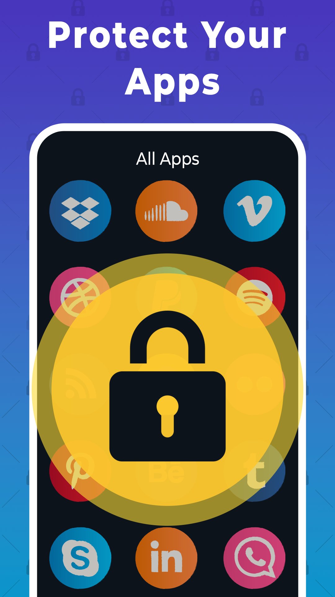 اسکرین شات 4 برنامه AppLock, Hidden Pictures