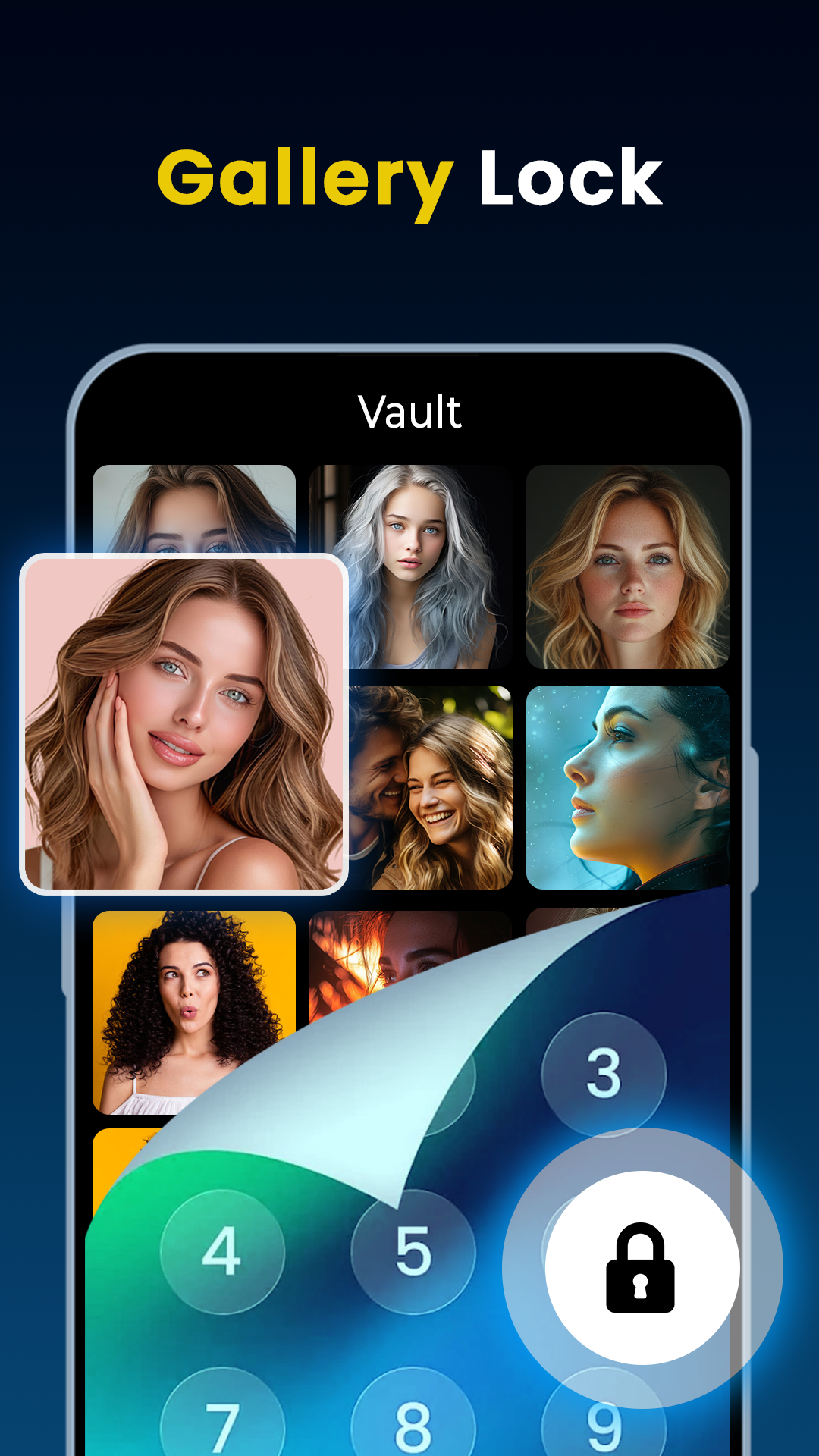 اسکرین شات 3 برنامه Pattern Lock Screen App