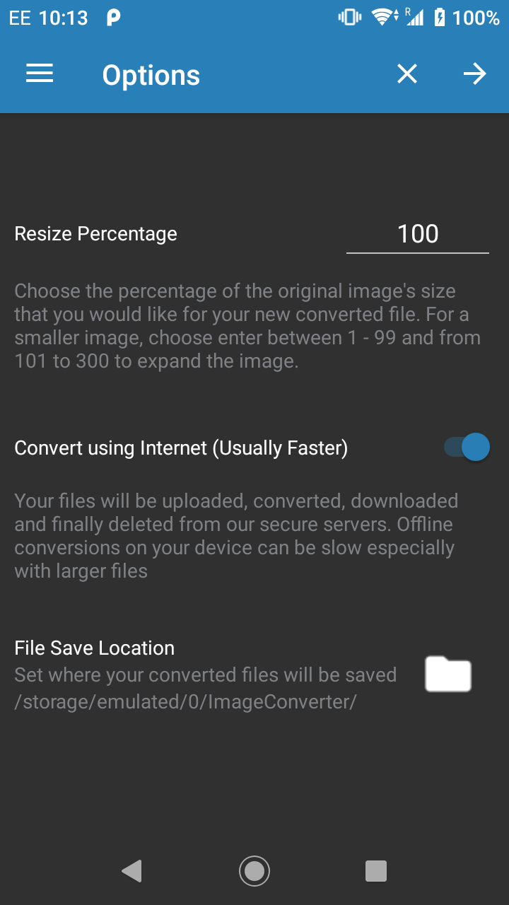 اسکرین شات 5 برنامه Image Converter