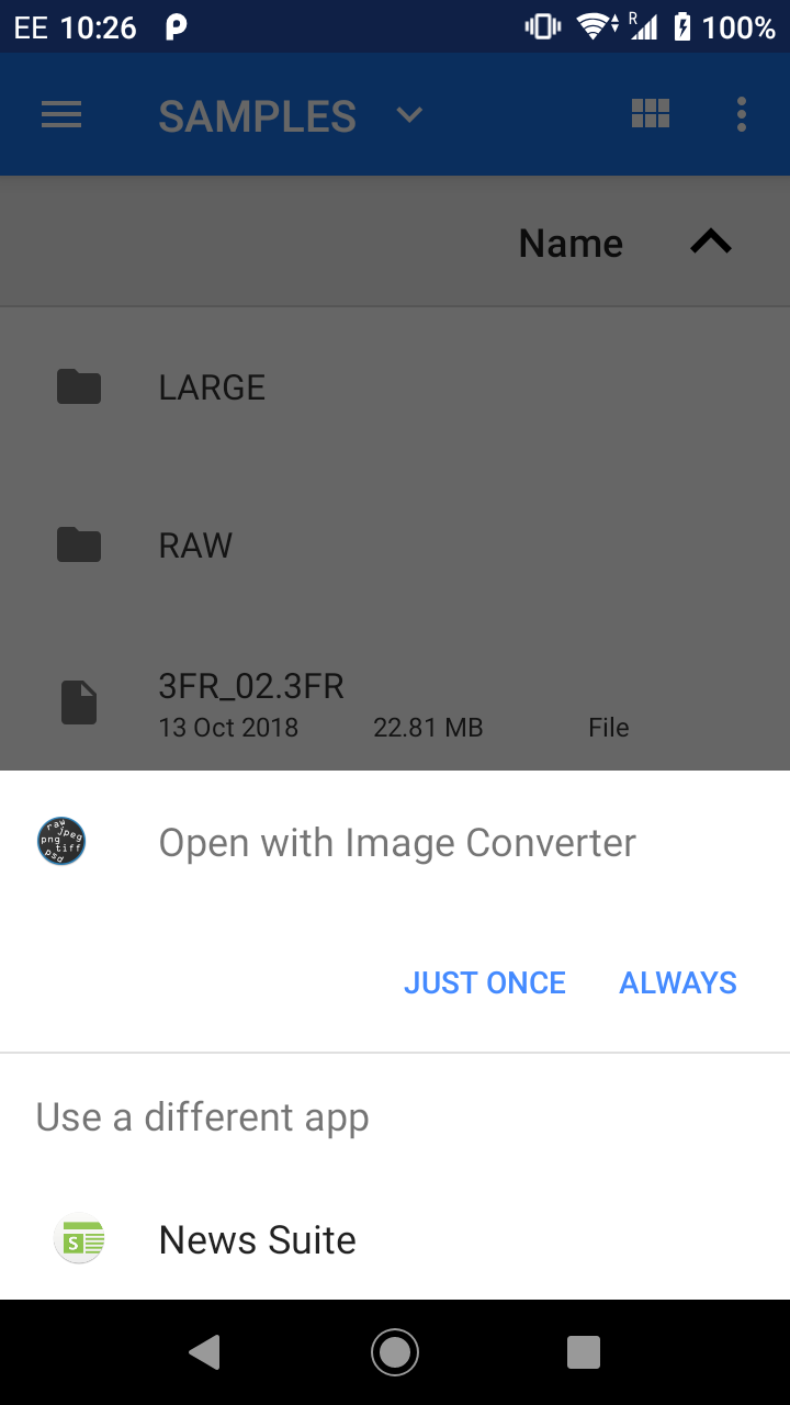 اسکرین شات 8 برنامه Image Converter