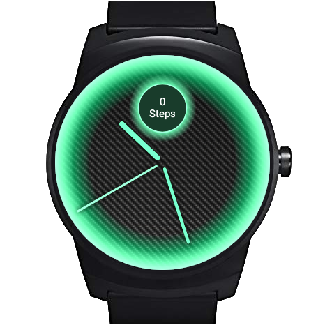 اسکرین شات 3 برنامه Carbon Neon Watch Face