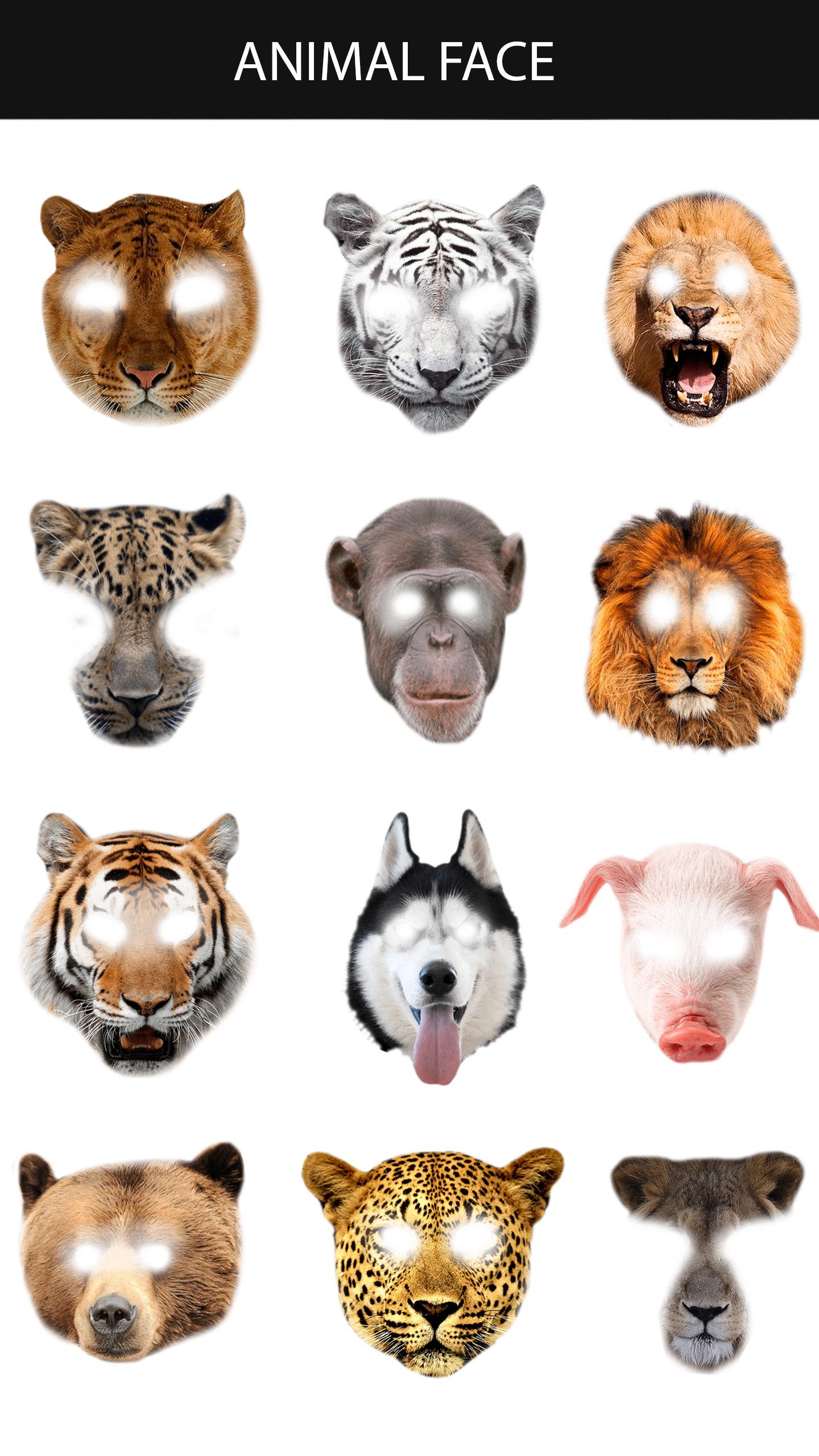 اسکرین شات 3 برنامه Animal Face Maker App