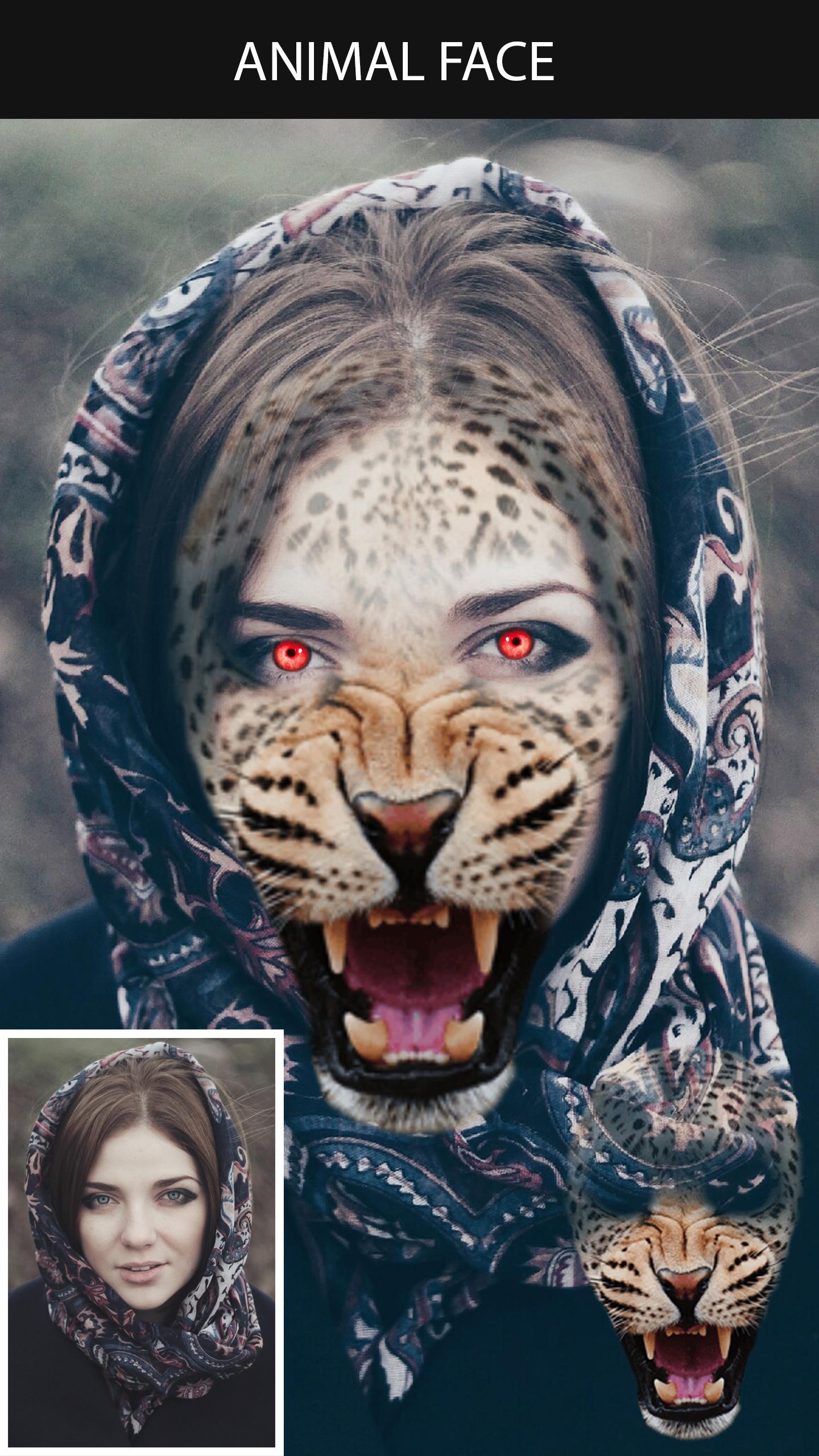 اسکرین شات 2 برنامه Animal Face Maker App