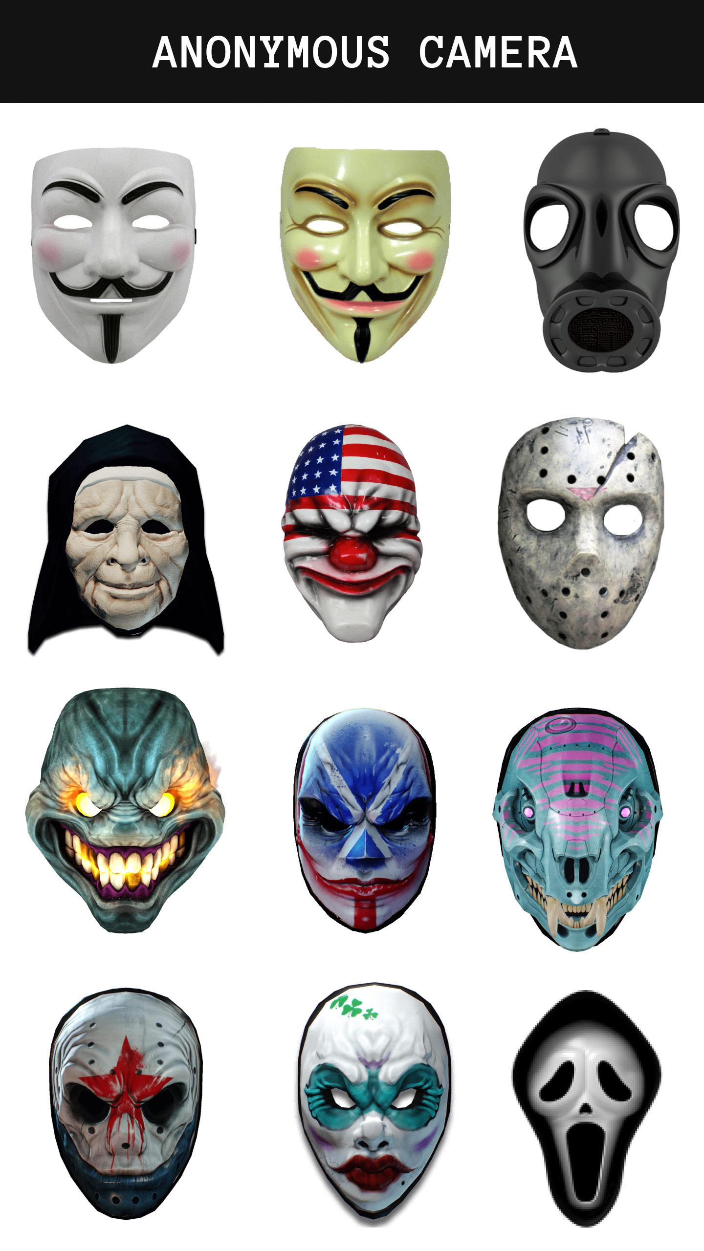 اسکرین شات 3 برنامه Anonymous Mask Camera