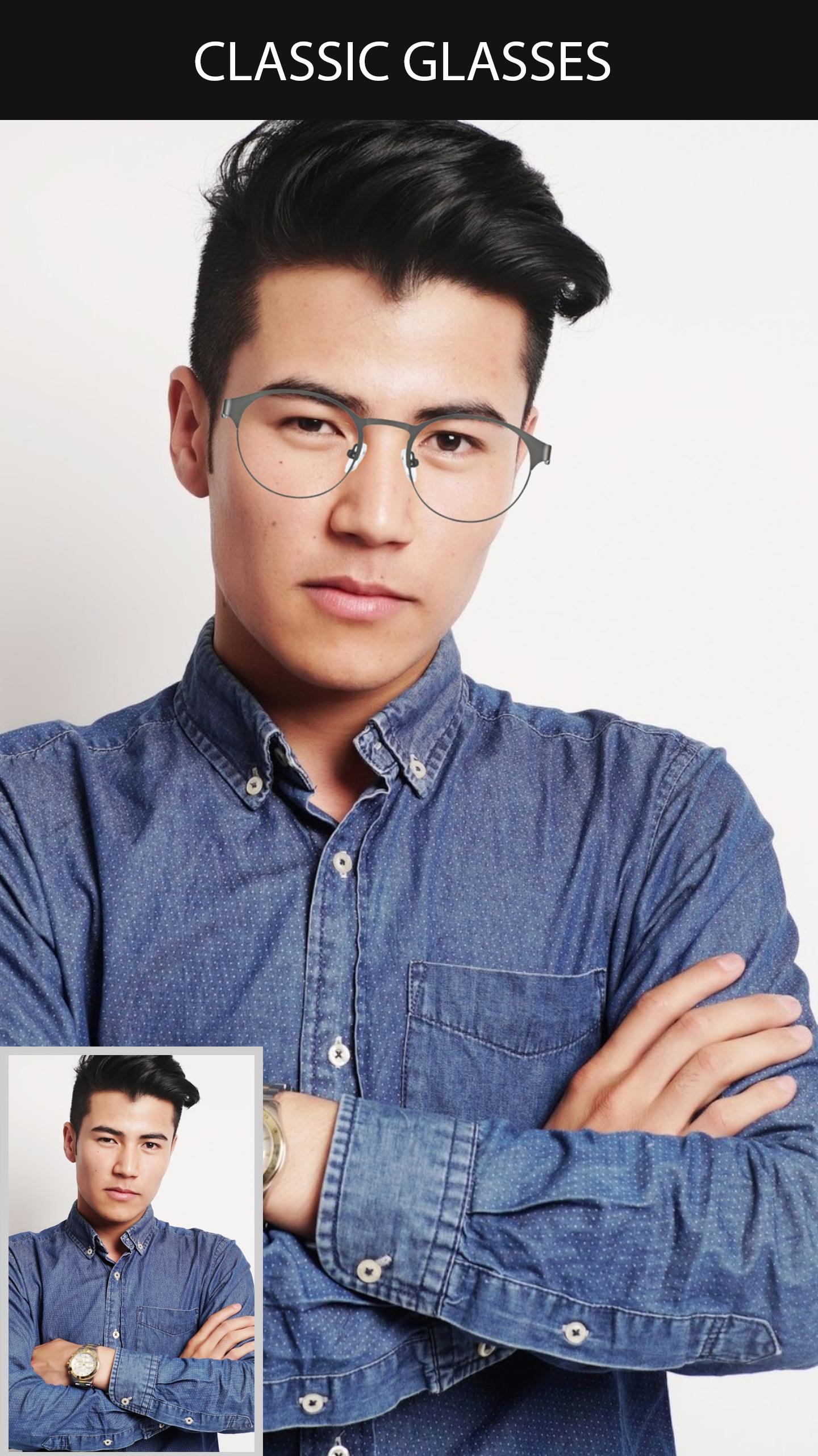 اسکرین شات 2 برنامه Glasses Camera