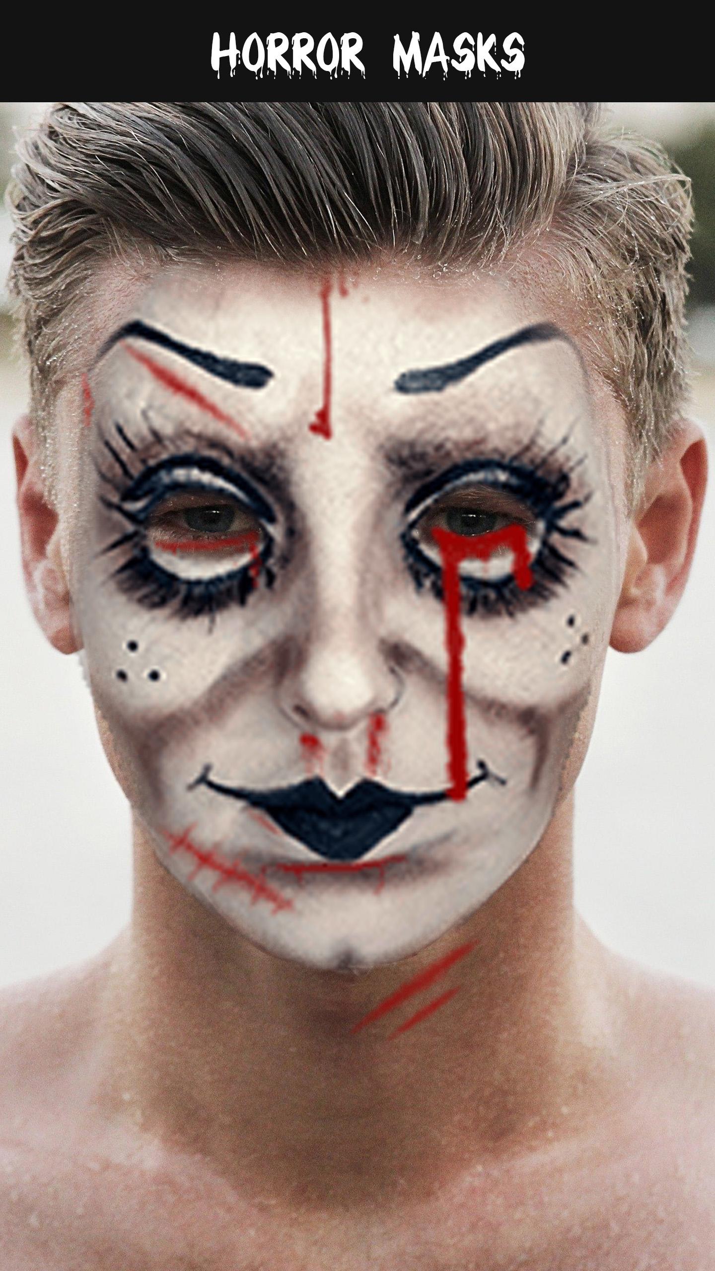 اسکرین شات 2 برنامه Horror Mask Photo Editor