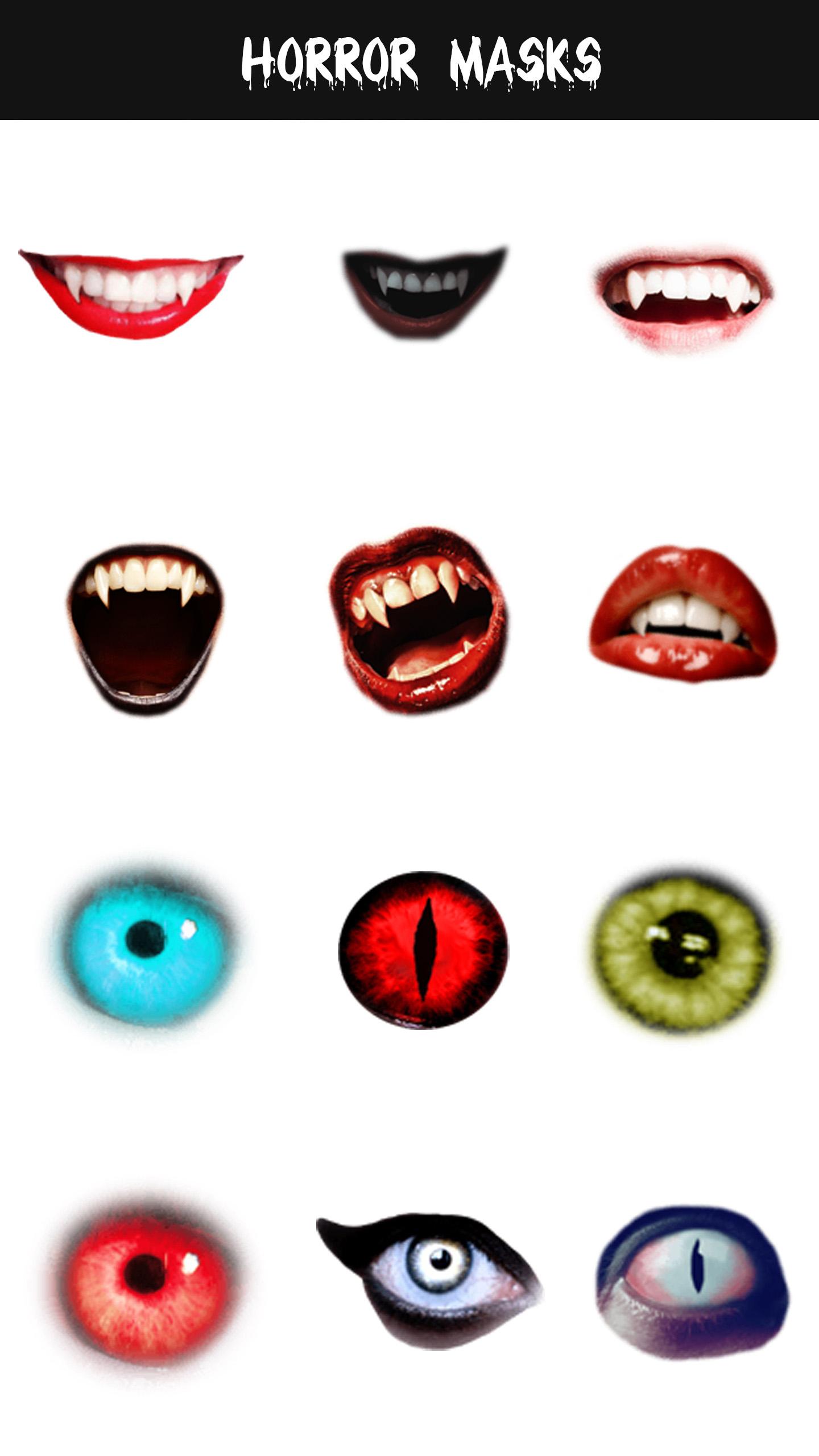 اسکرین شات 5 برنامه Horror Mask Photo Editor