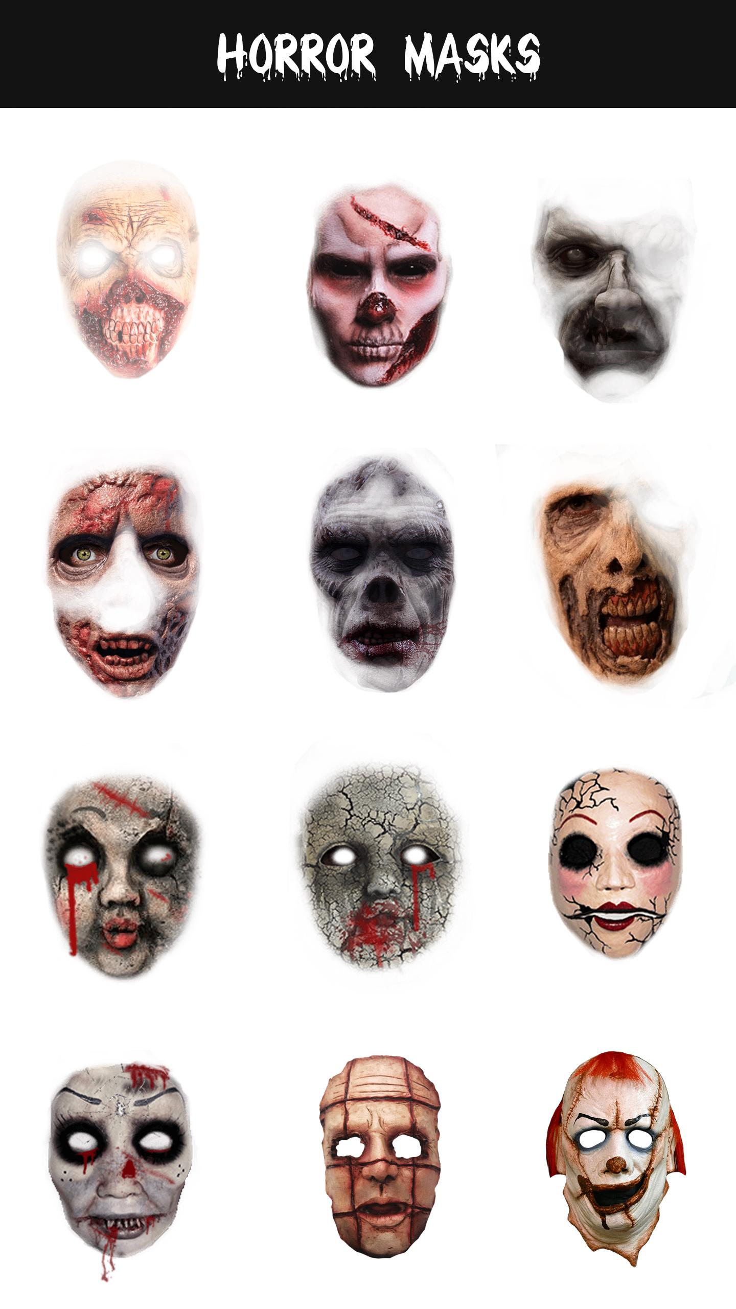 اسکرین شات 4 برنامه Horror Mask Photo Editor
