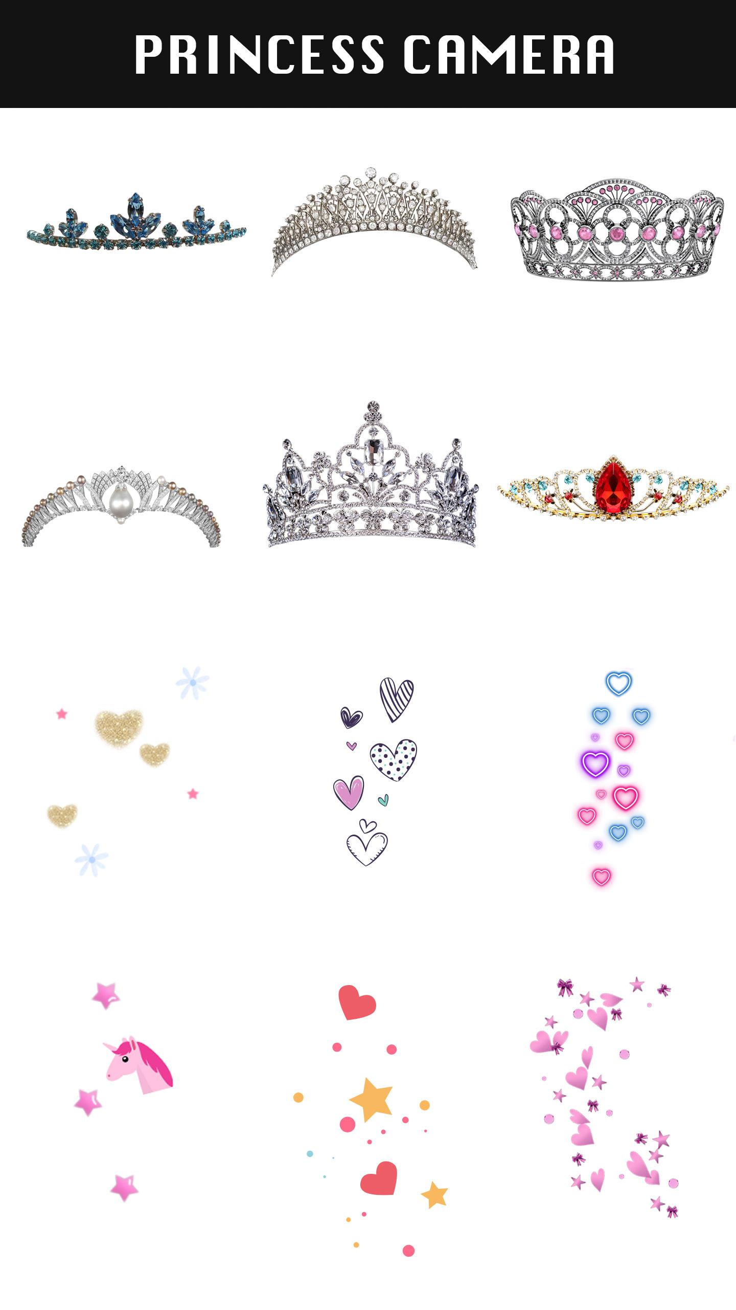 اسکرین شات 4 برنامه Princess Camera