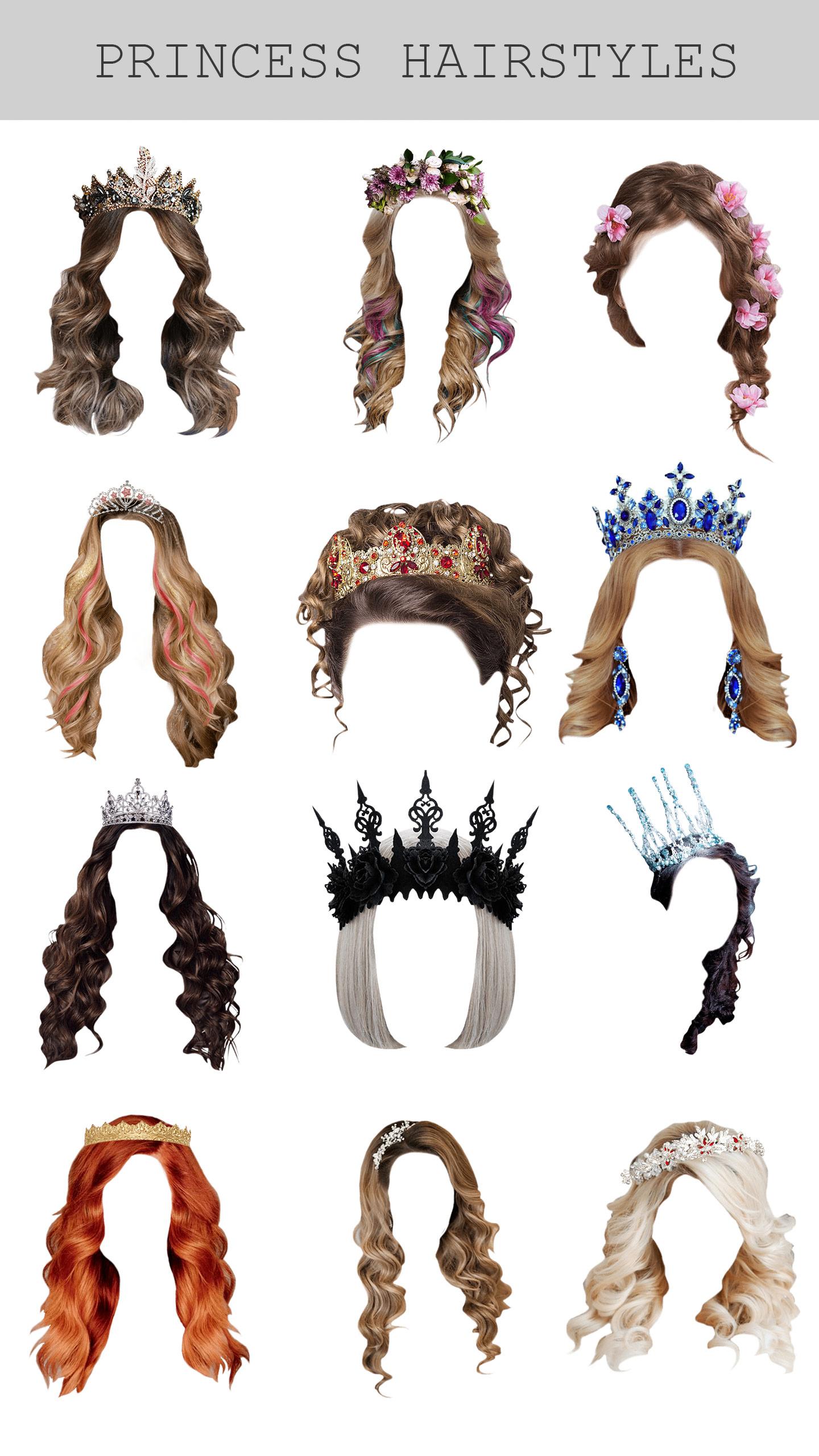 اسکرین شات 3 برنامه Princess Hairstyle Photo Edito