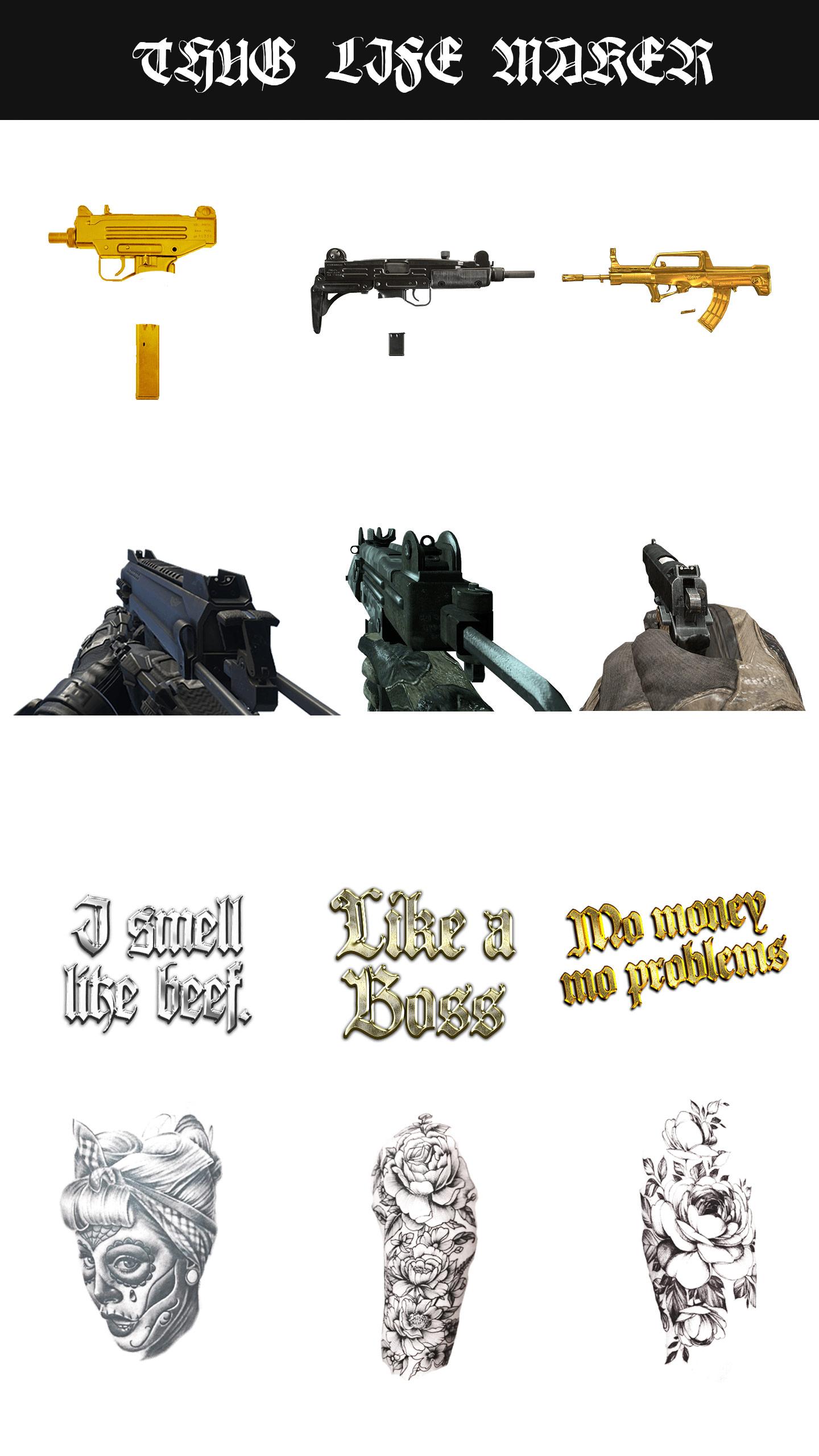 اسکرین شات 5 برنامه Thug Life Picture Editor