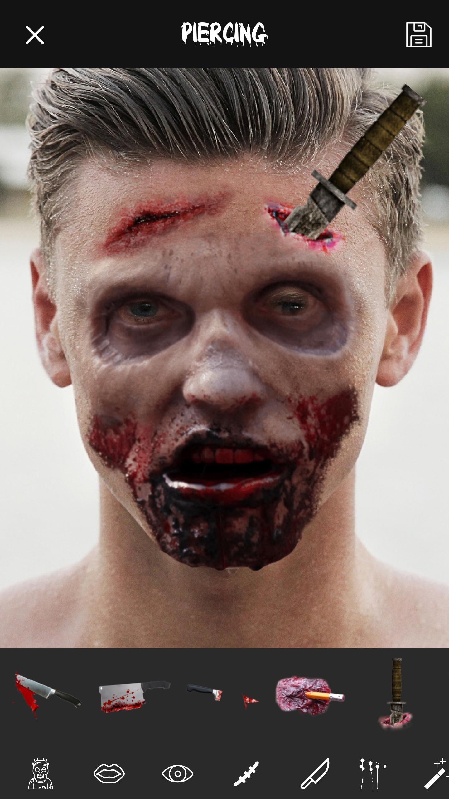 اسکرین شات 2 برنامه Zombie Camera