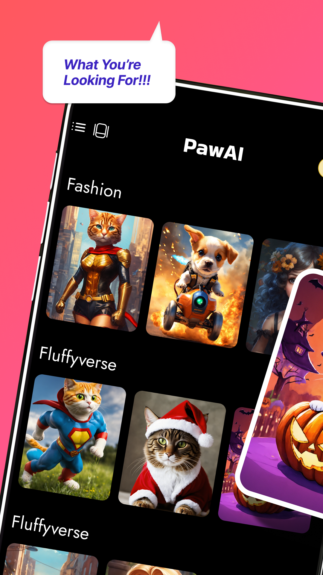 اسکرین شات 2 برنامه PawAI: AI Cartoon Pet Filter