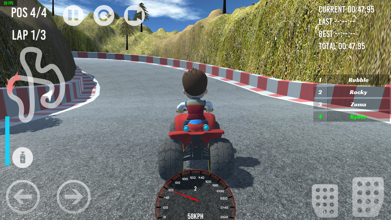 اسکرین شات 6 بازی Paw Racing Car Patrol Race
