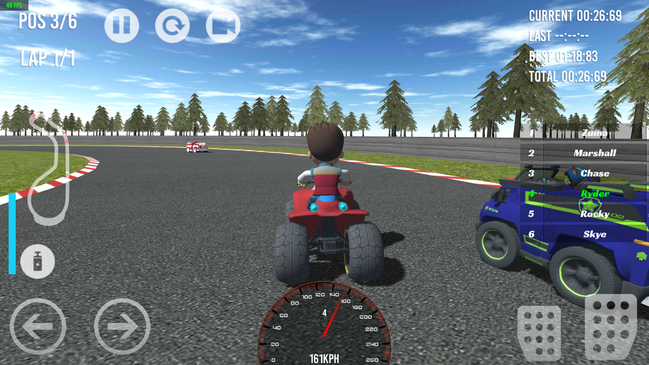 اسکرین شات 8 بازی Paw Racing Car Patrol Race