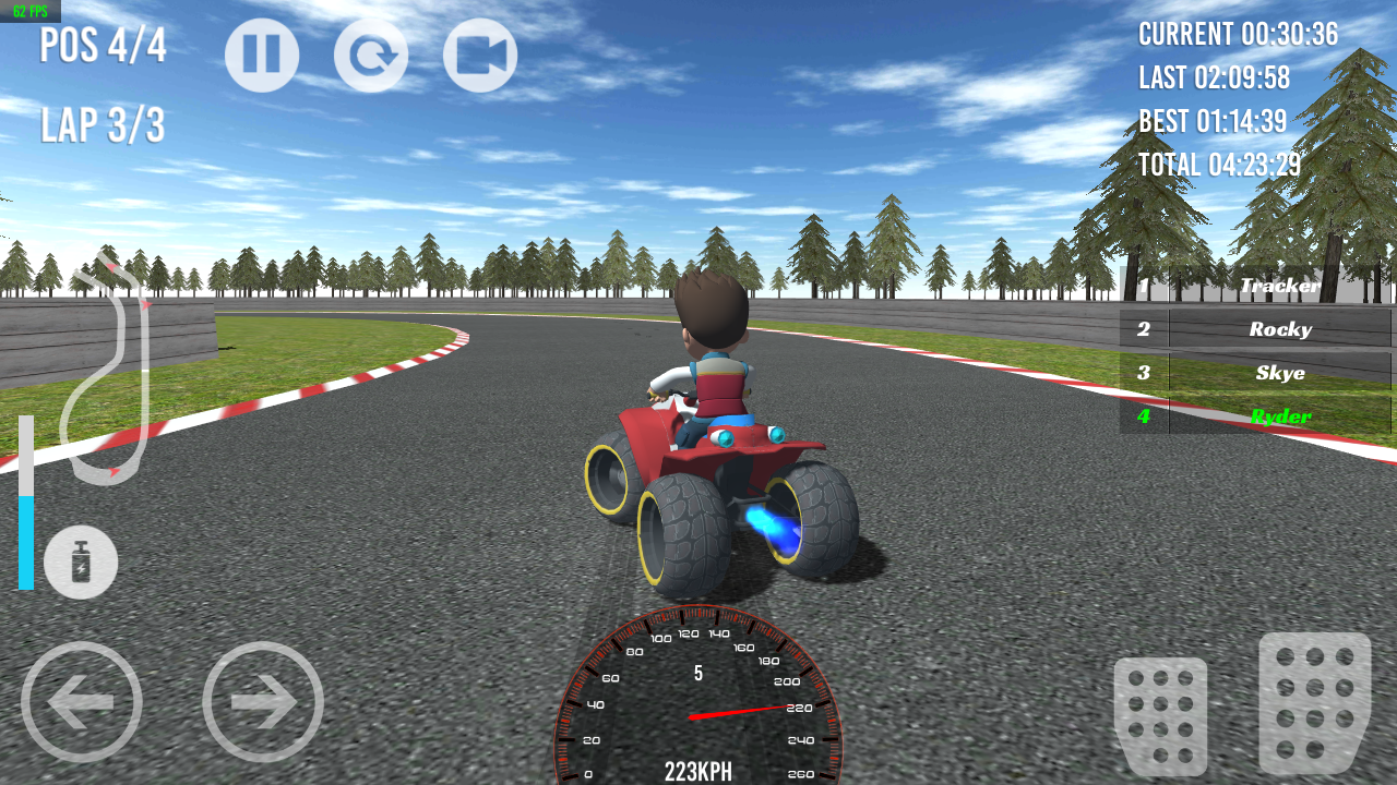 اسکرین شات 5 بازی Paw Racing Car Patrol Race