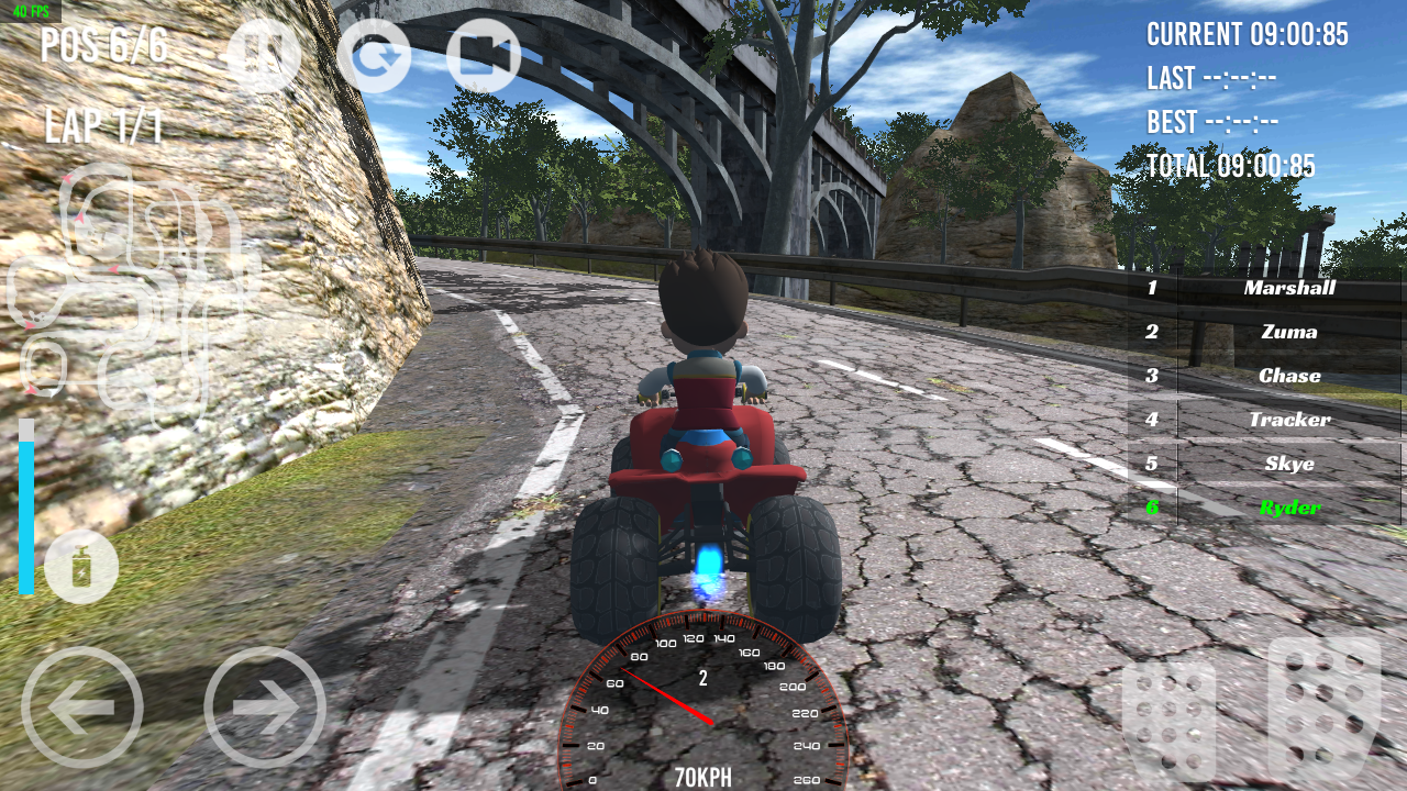 اسکرین شات 4 بازی Paw Racing Car Patrol Race