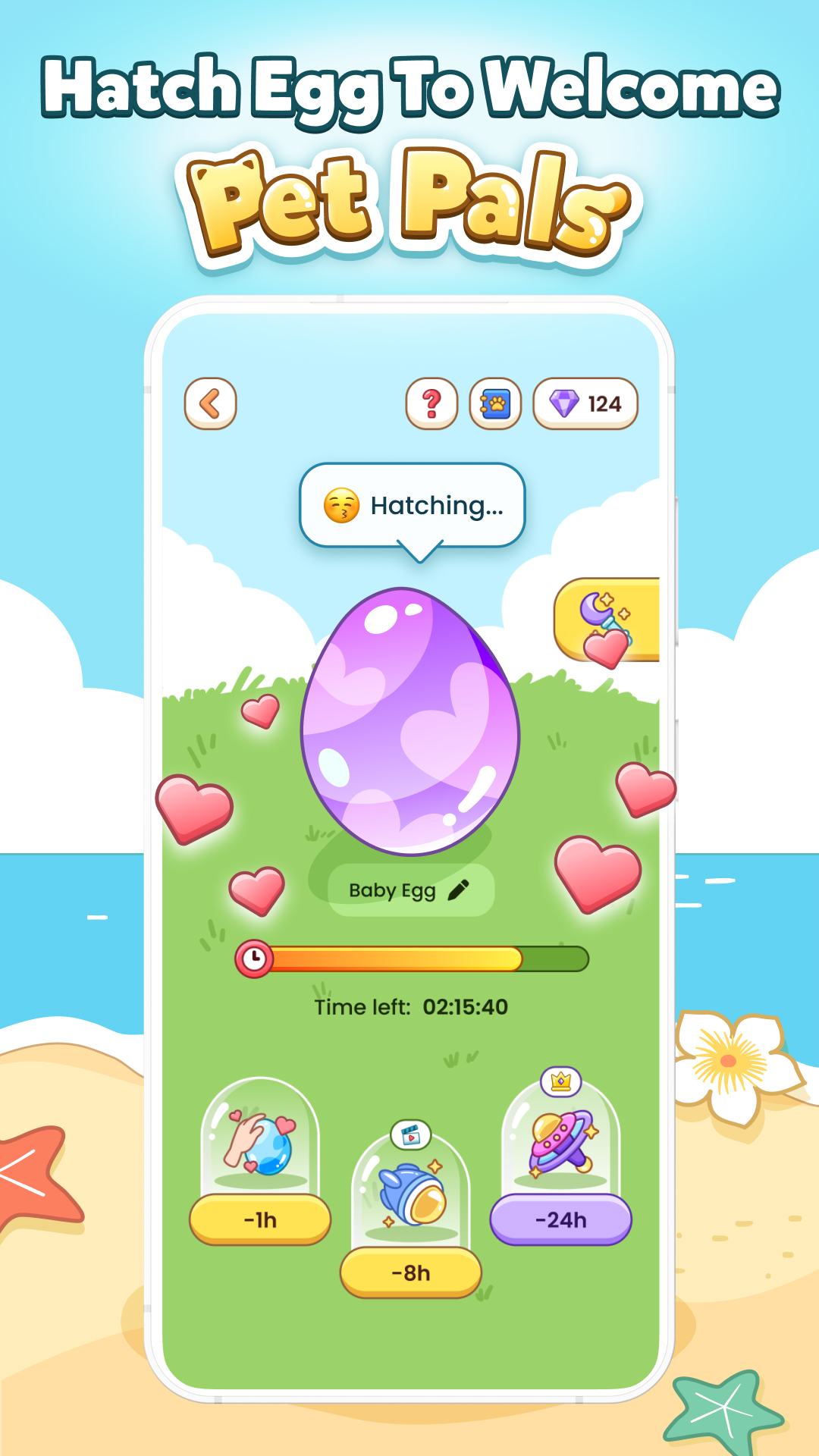 اسکرین شات 5 برنامه Pet Widget Virtual Pets Screen