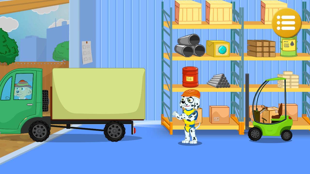اسکرین شات 4 بازی Puppy Patrol Games: Machines