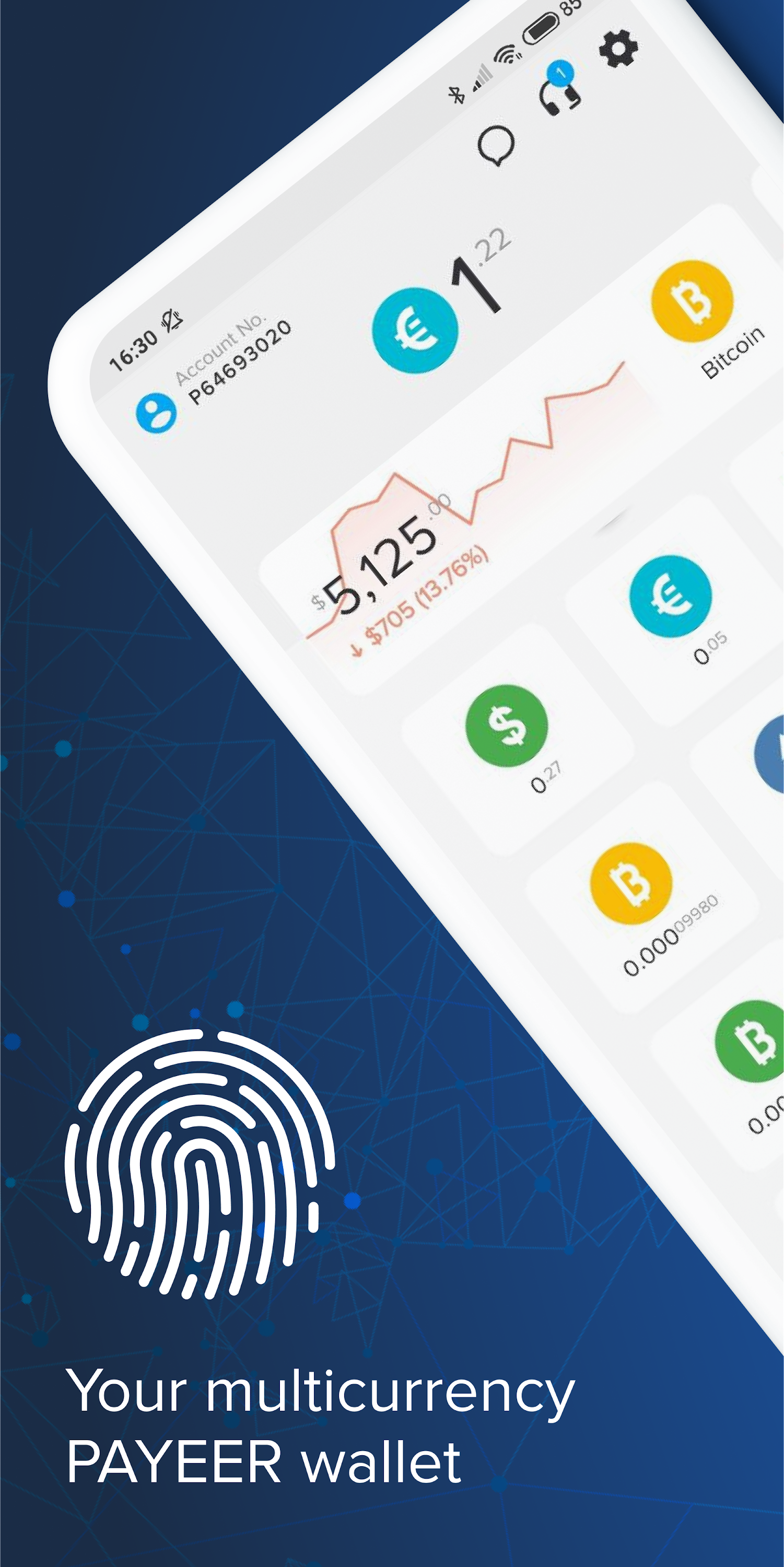 اسکرین شات 1 برنامه PAYEER