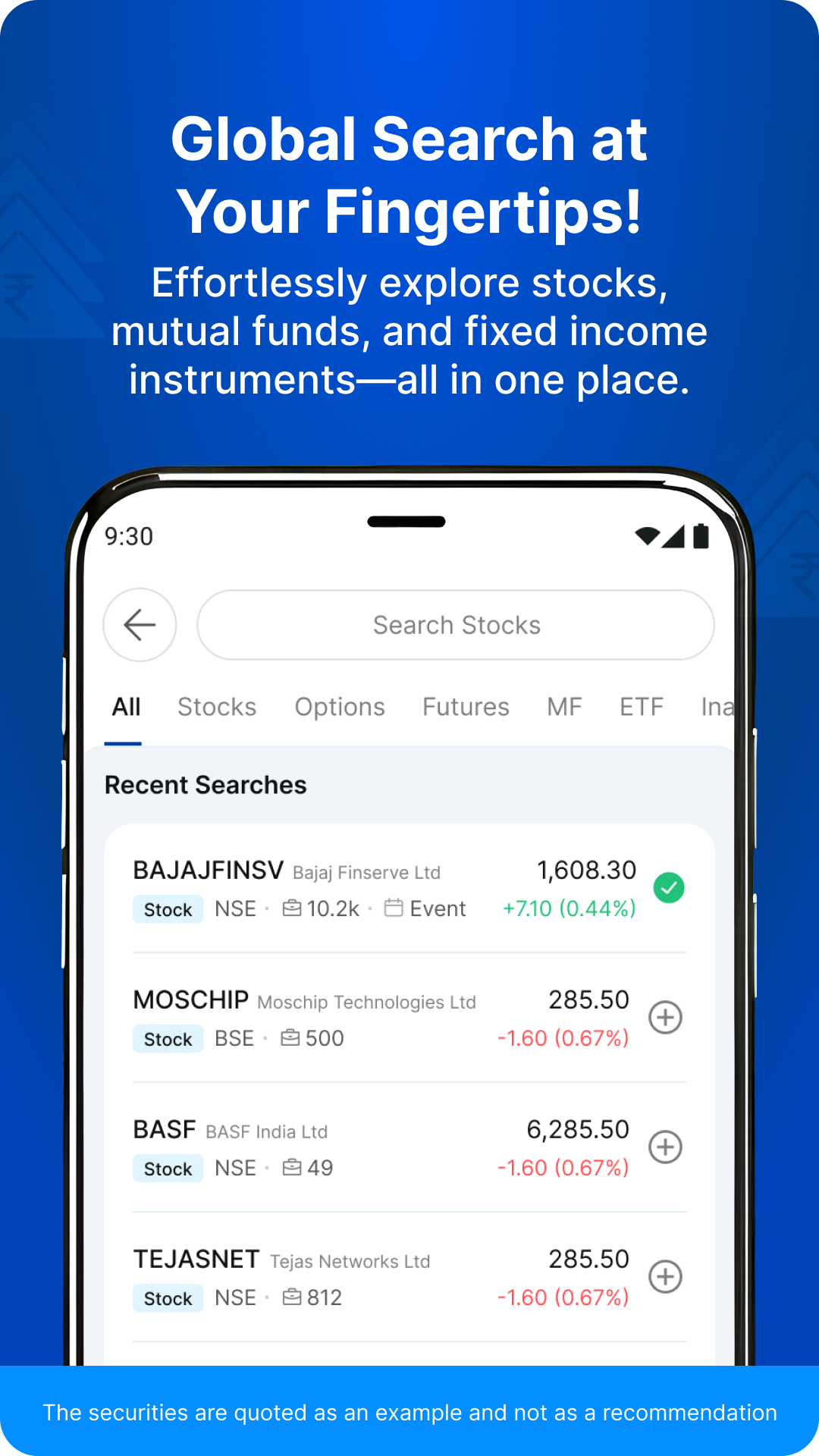 اسکرین شات 3 برنامه Paytm Money: Stocks, MF, IPO