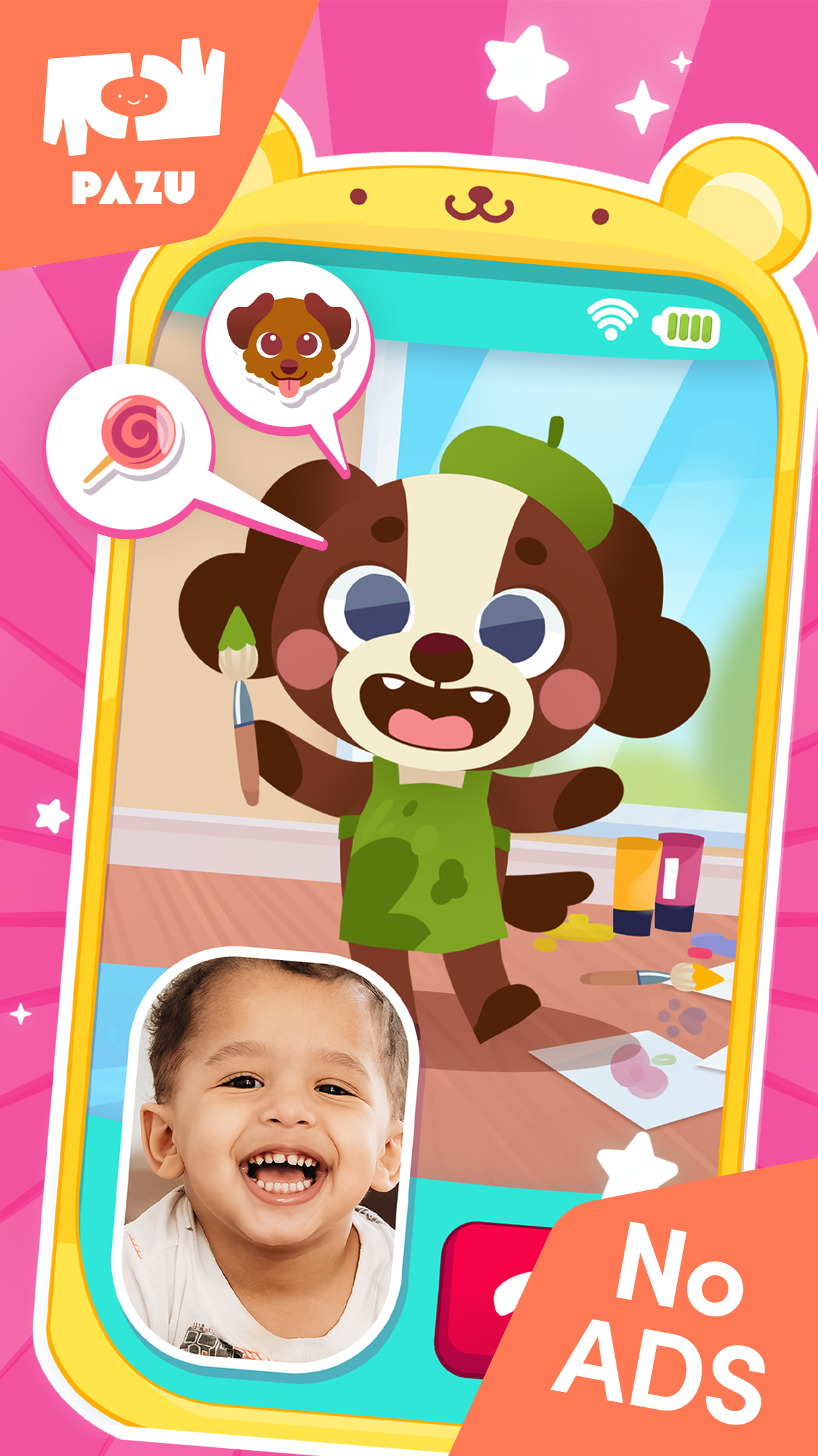 اسکرین شات 2 بازی Baby Phone: Musical Baby Games