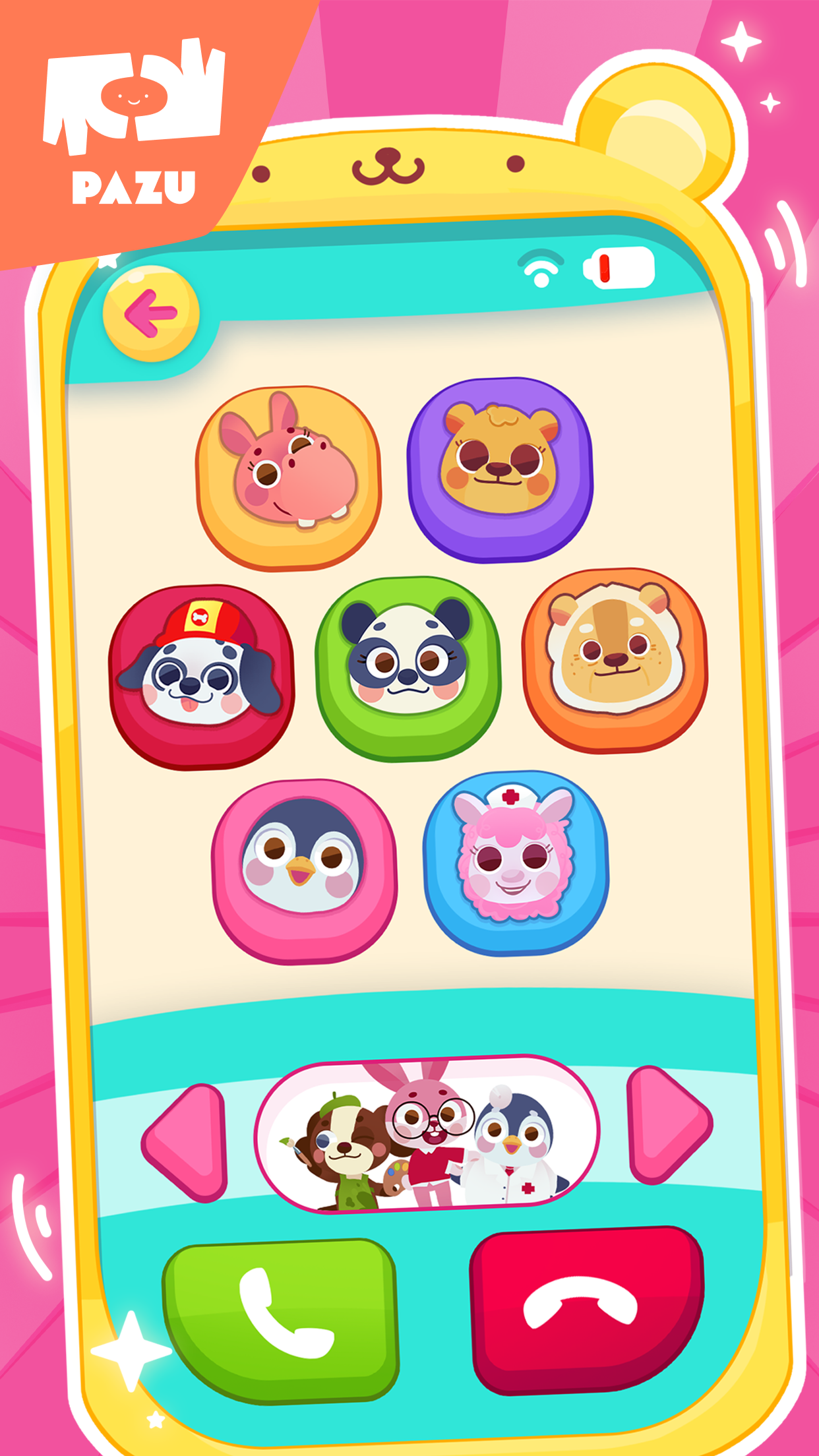 اسکرین شات 6 بازی Baby Phone: Musical Baby Games