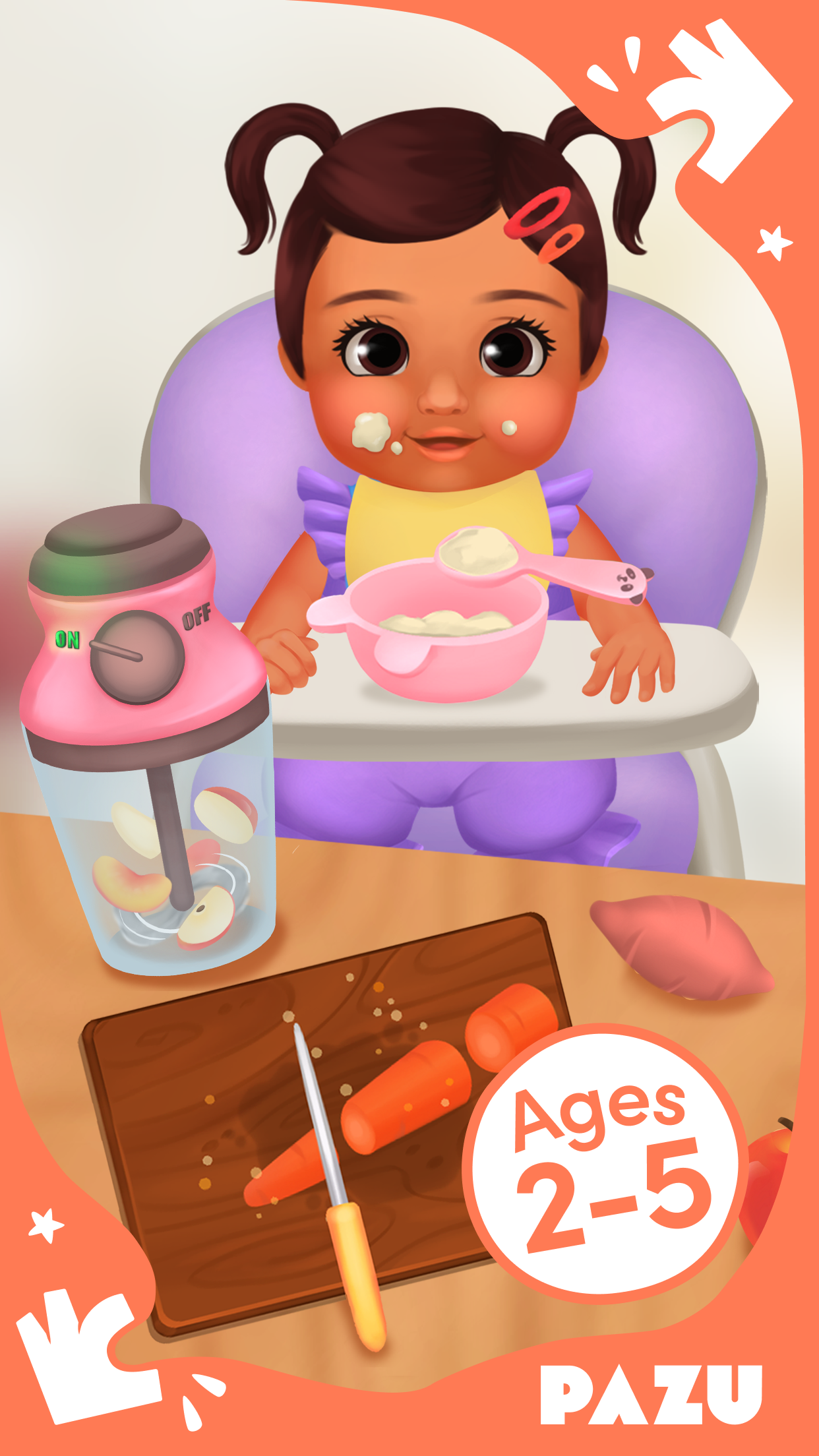 اسکرین شات 2 بازی Baby care game & Dress up